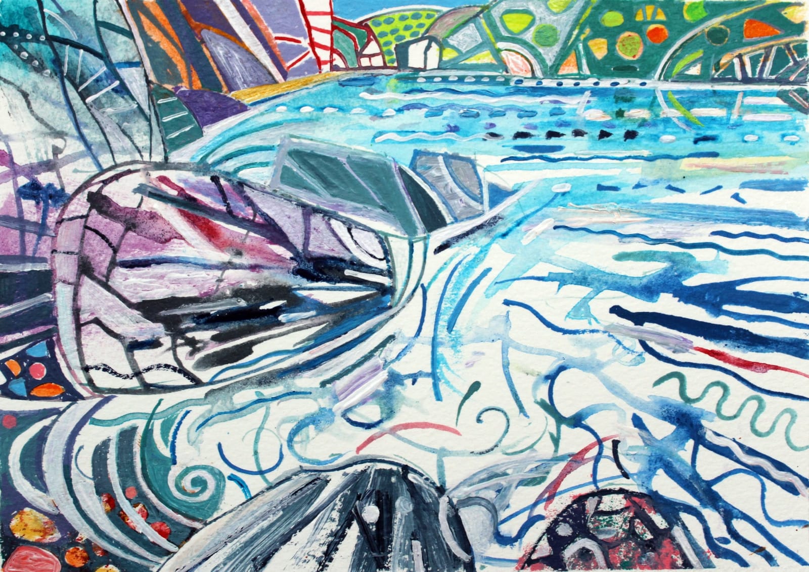 David Wiseman RWS, Incoming Tide, Hope Cove