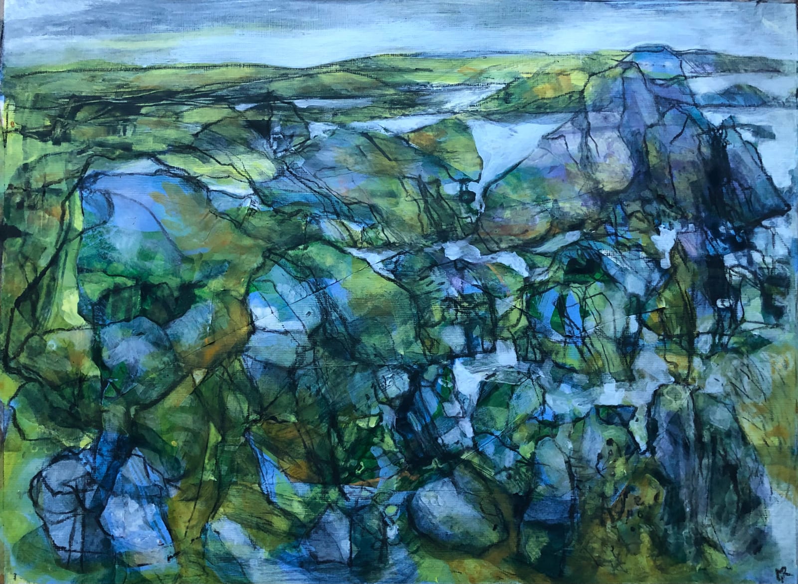Mark Raggett RWS, Rocky Landscape