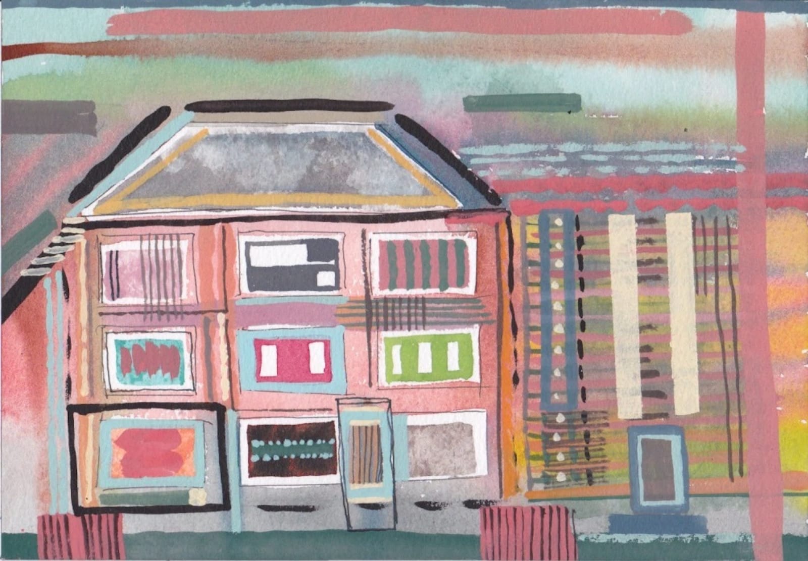 Chloe Fremantle RWS, Home Sweet Home: There is Nothing like Staying Home for Real Comfort (Jane Austen)