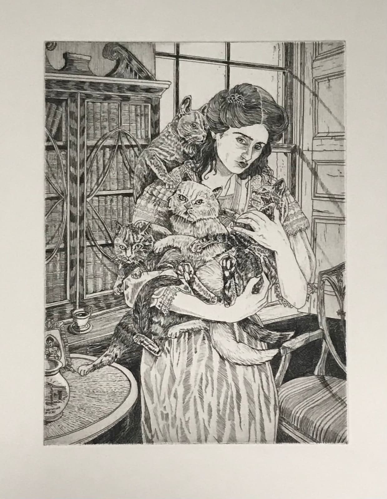 Martin Ridgwell RE, Cat Lady