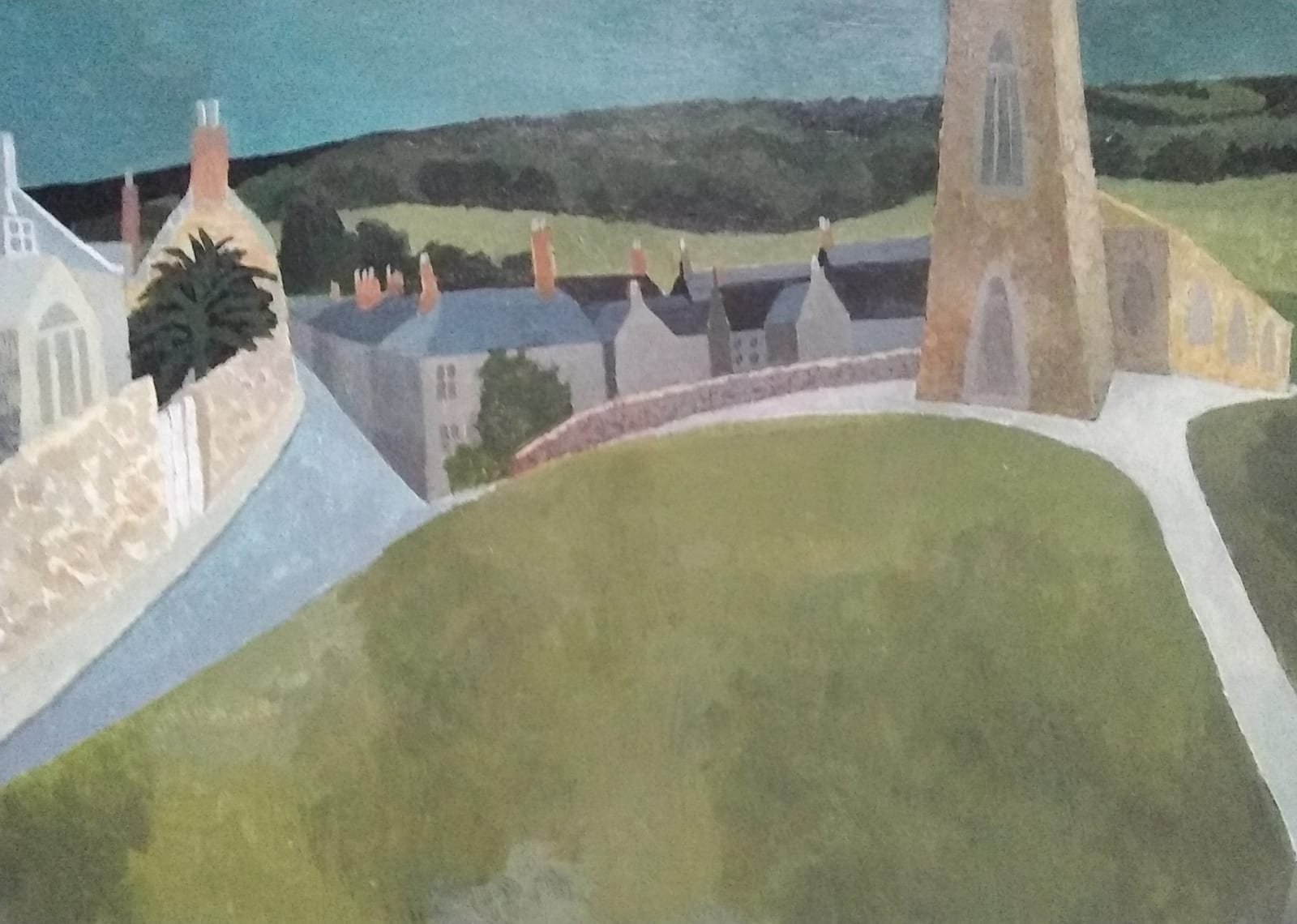 Michael Collins RWS, Dorset Village