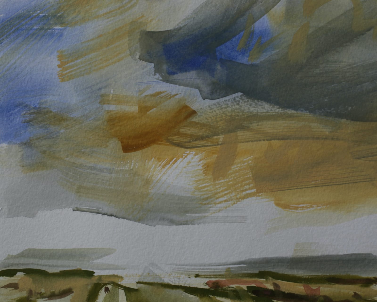 Lucy Marks RWS, Golden Sky