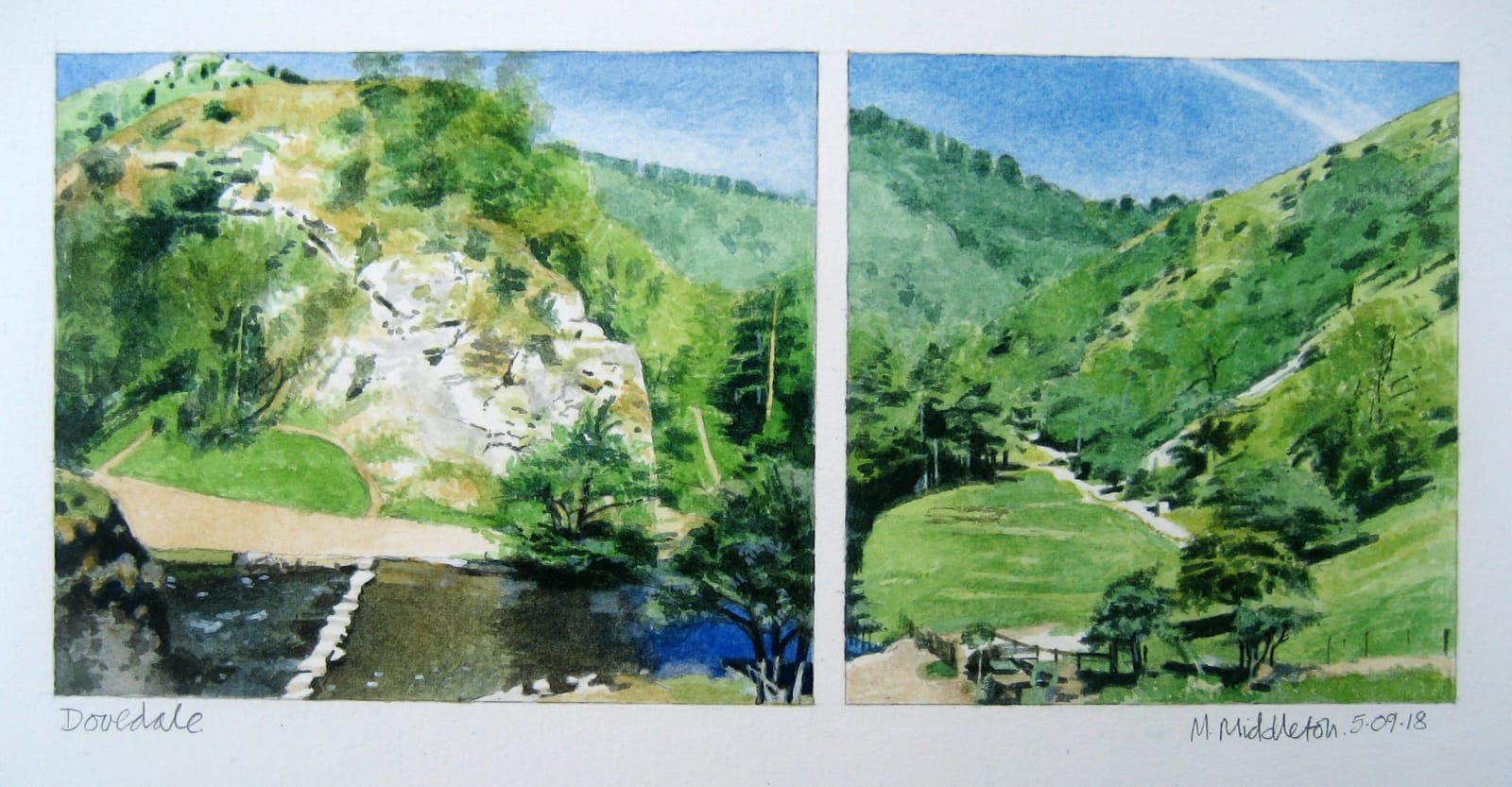 Michael Middleton RWS RE, Dovedale