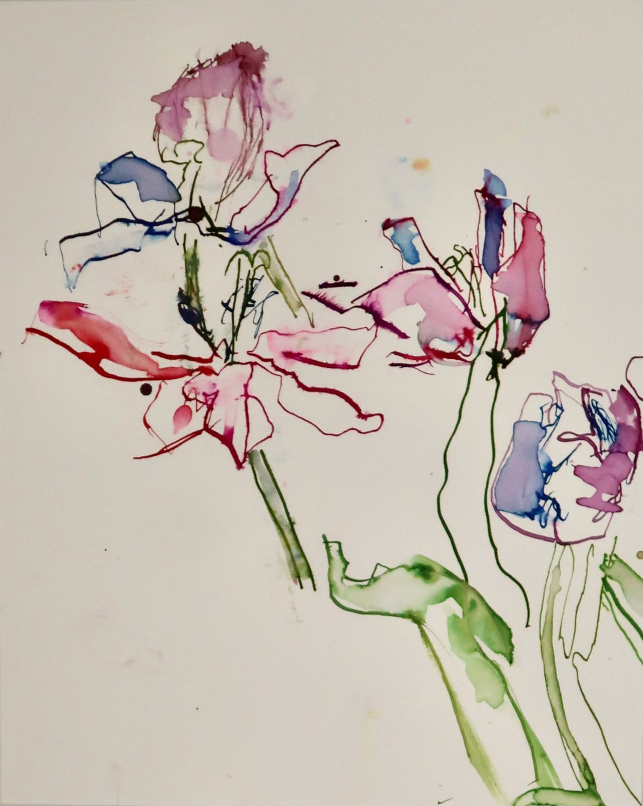 David Hamilton RWS, Wilting Tulips