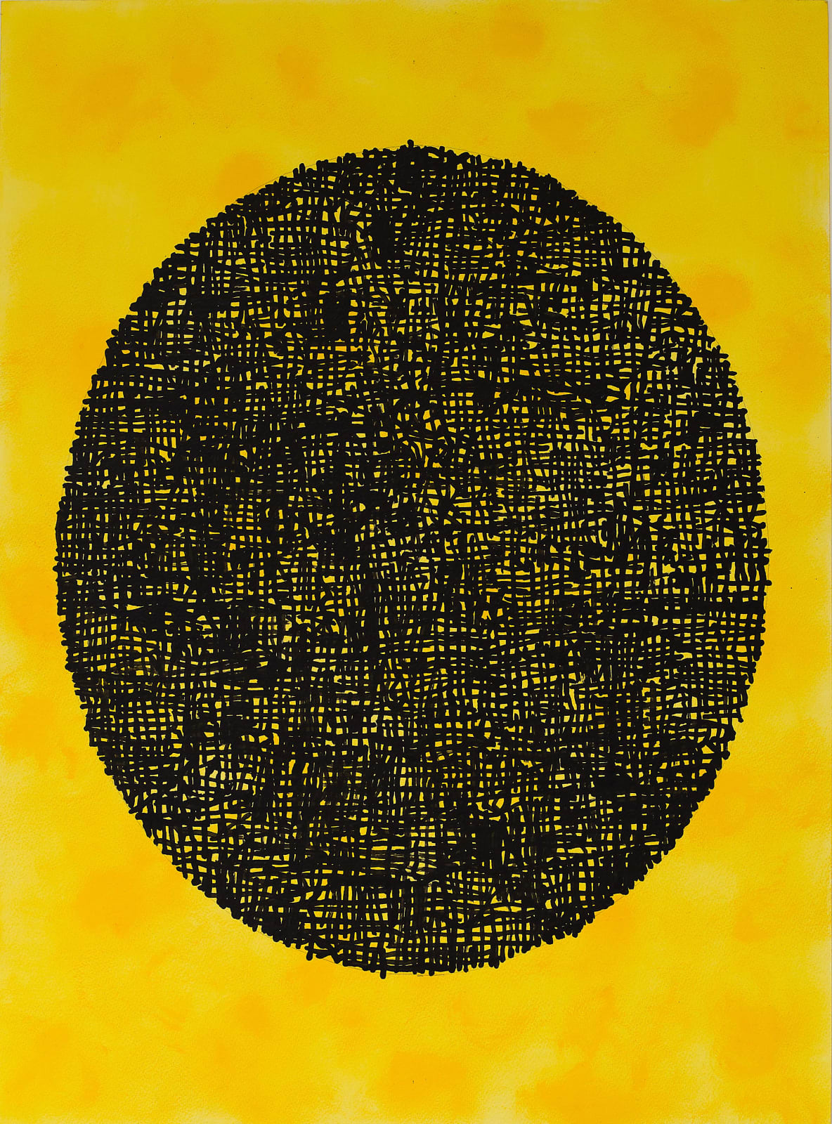 Bill Henderson RWS, Black on Yellow & Blink