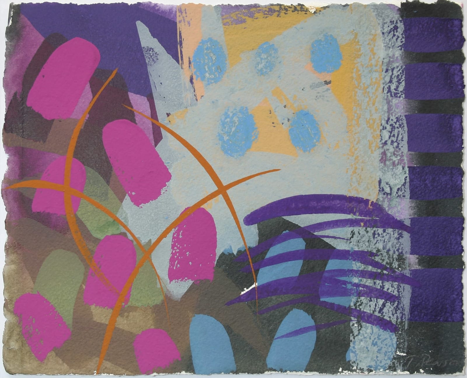 Tessa Pearson ARWS, Past The Fig - Purple