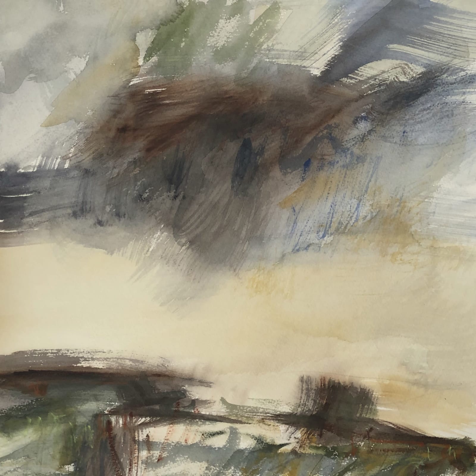 Lucy Marks RWS, Looking West Towards the Light