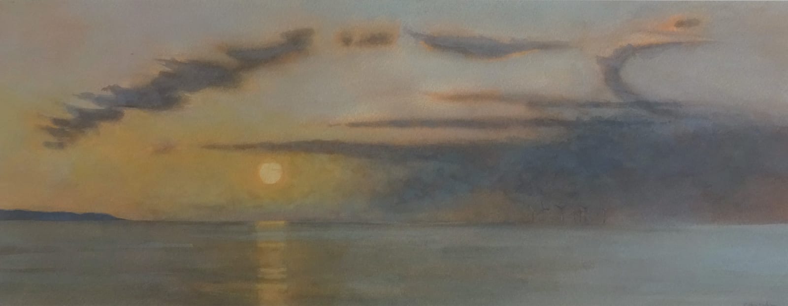 Sarah Holliday RWS, Horizon - July Sunset