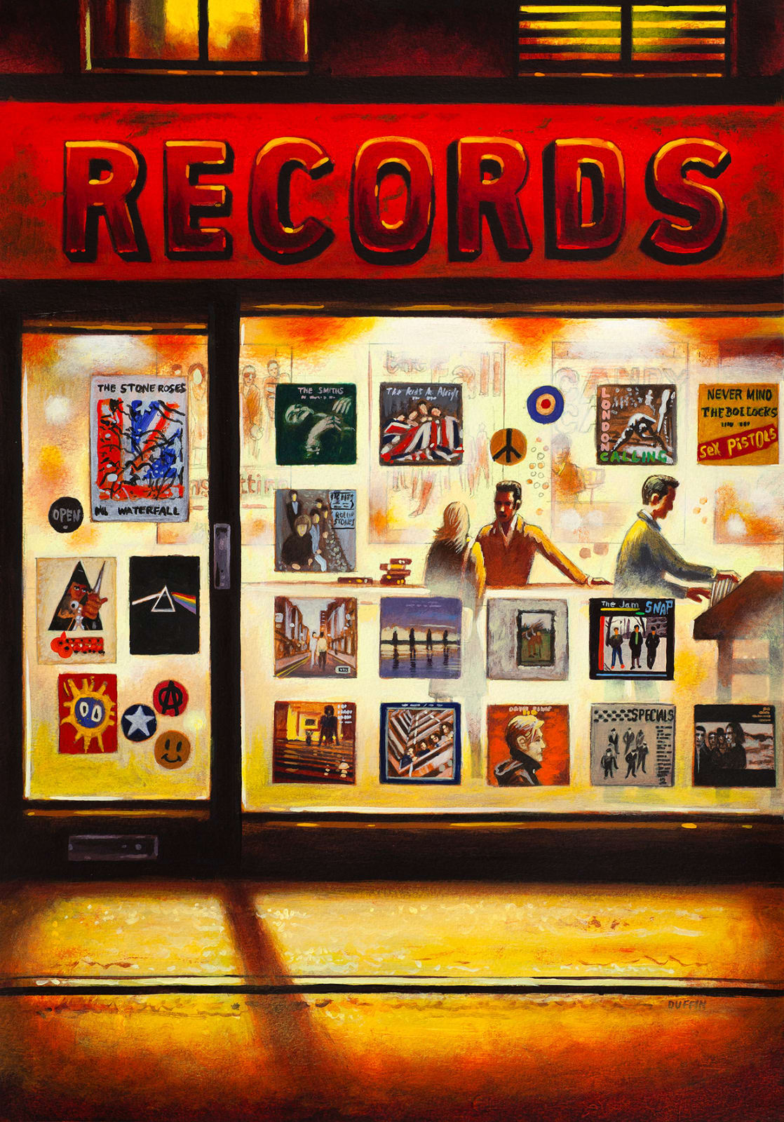 John Duffin RWS RE, Records