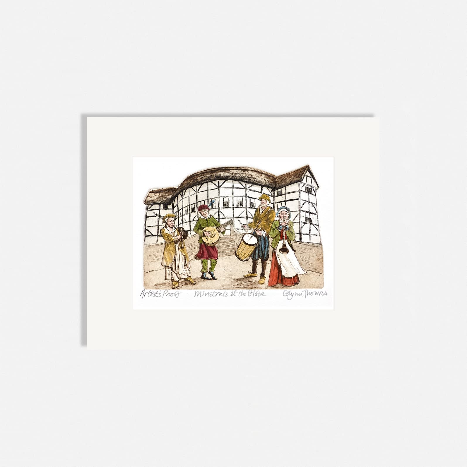 Glynn Thomas RE, Minstrels at The Globe