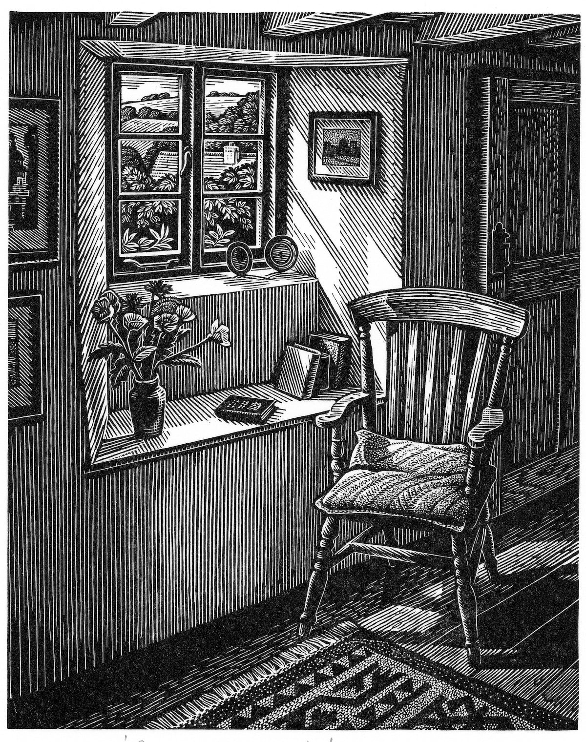 Howard Phipps ARE, Sunlit Interior