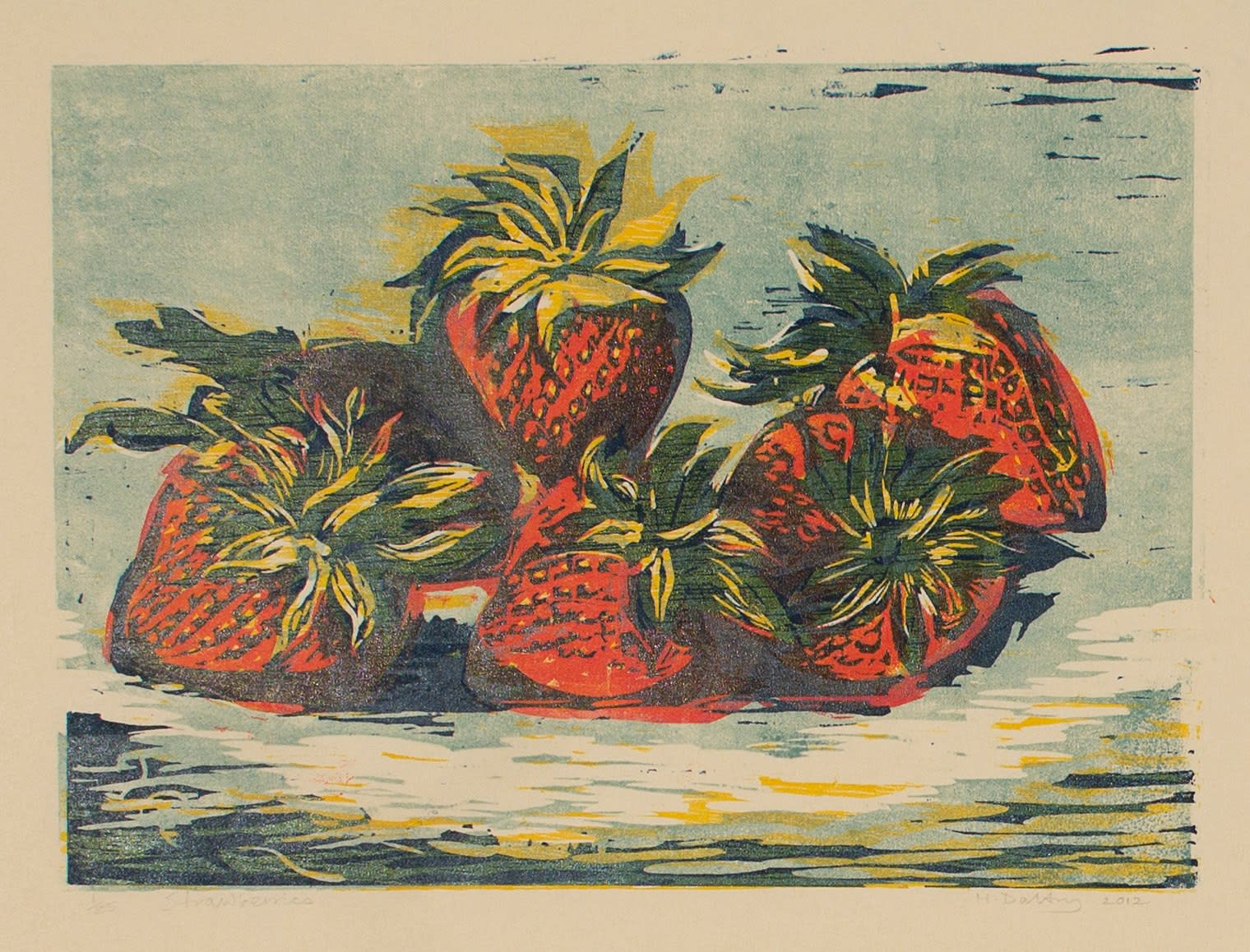 Hilary Daltry RE, Strawberries