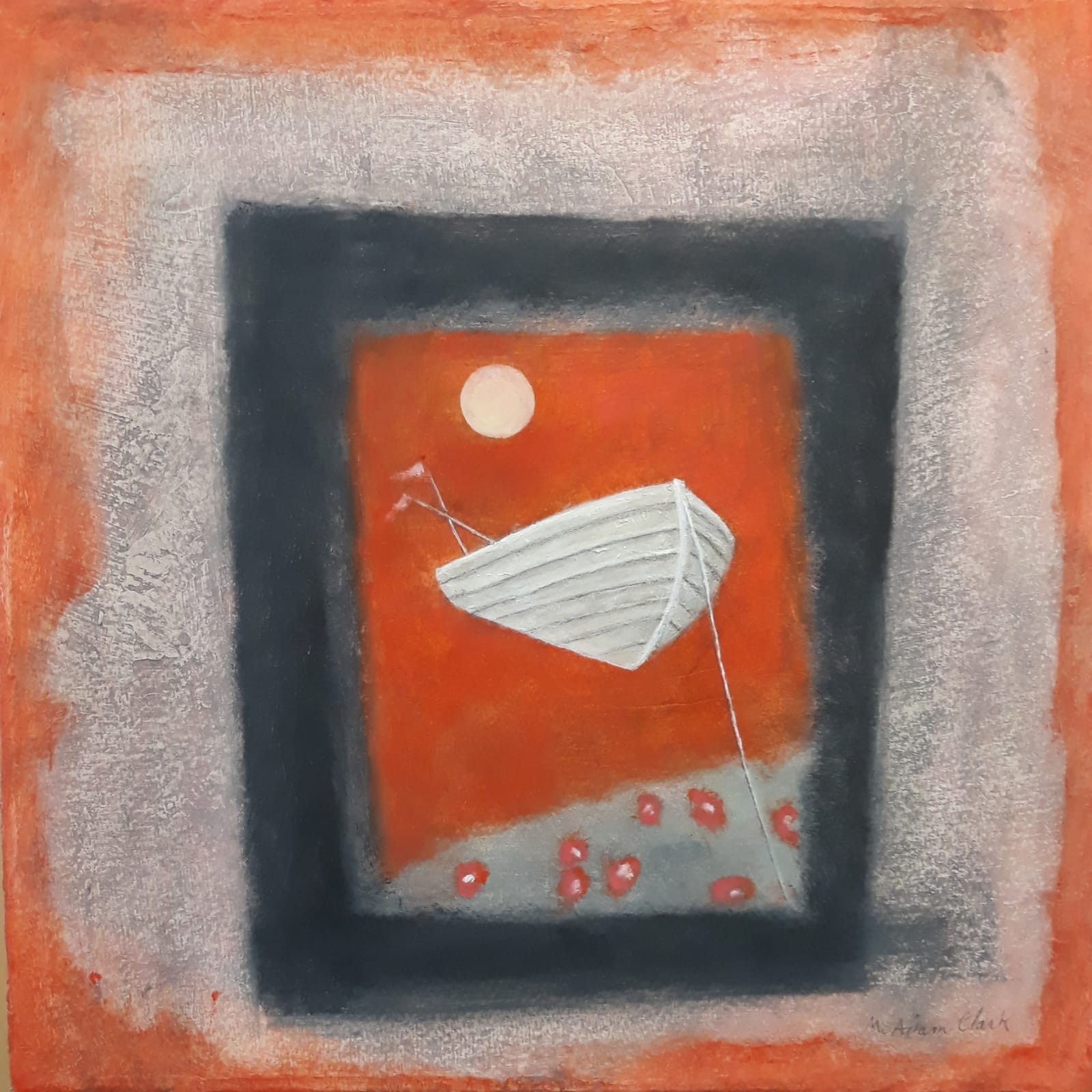 Caroline McAdam Clark RWS, Ex Voto, Fishing Boat