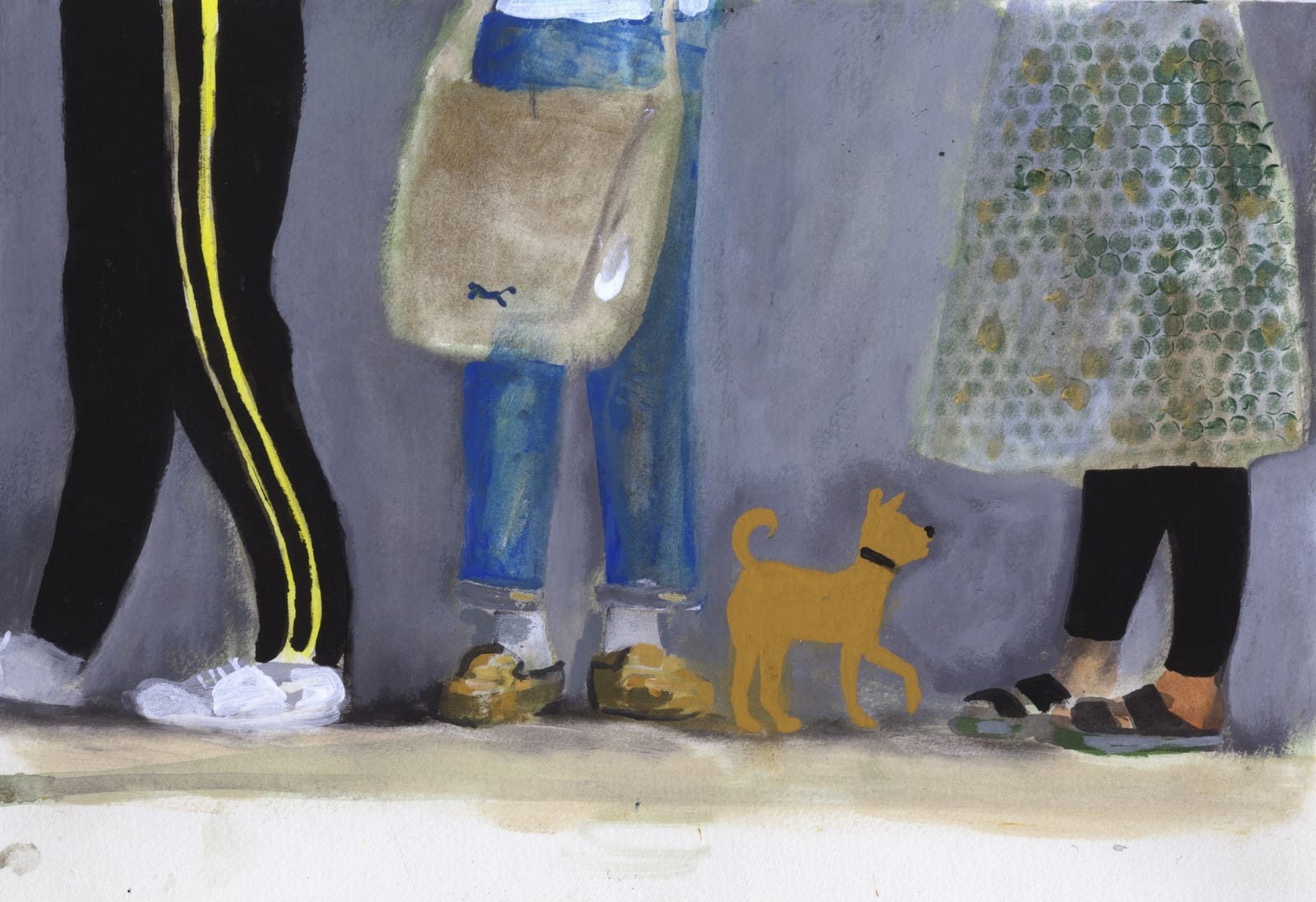 Charles Williams PRWS, Legs and Small Dog