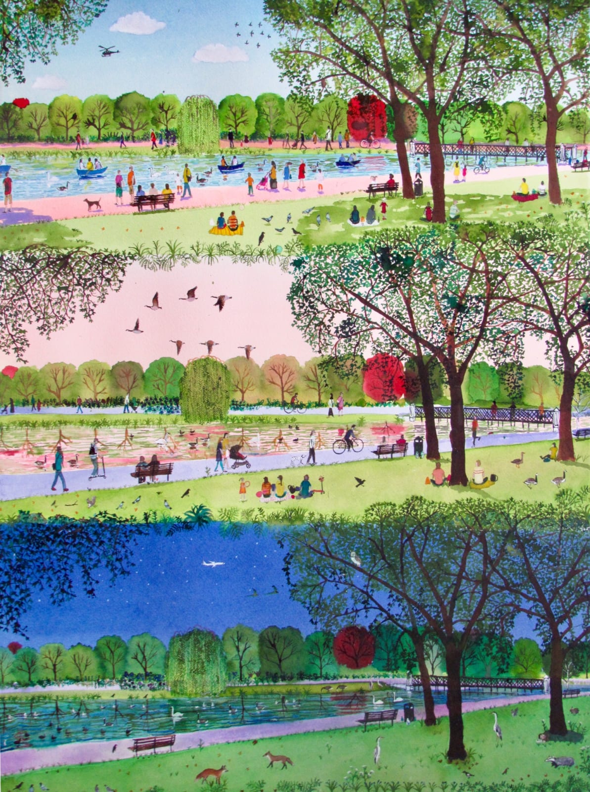 Emma Haworth ARWS, As Day Turns to Night