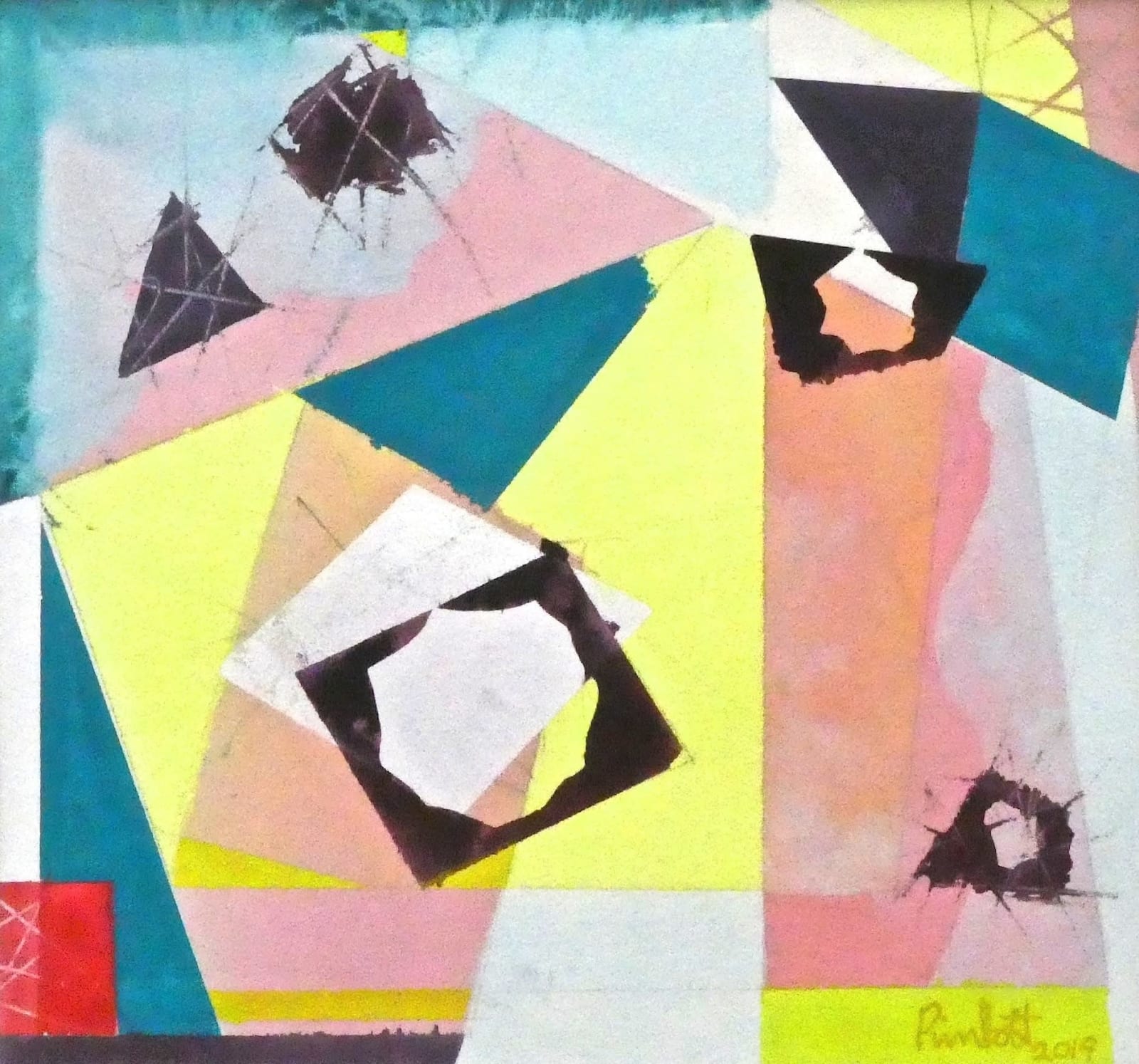 Geoffrey Pimlott Hon Ret RWS, Brilliant Red