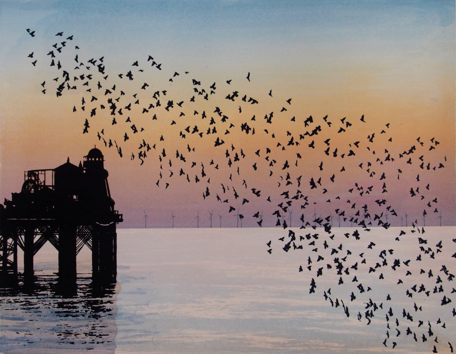 Janet Brooke RE, The End of the Pier Show