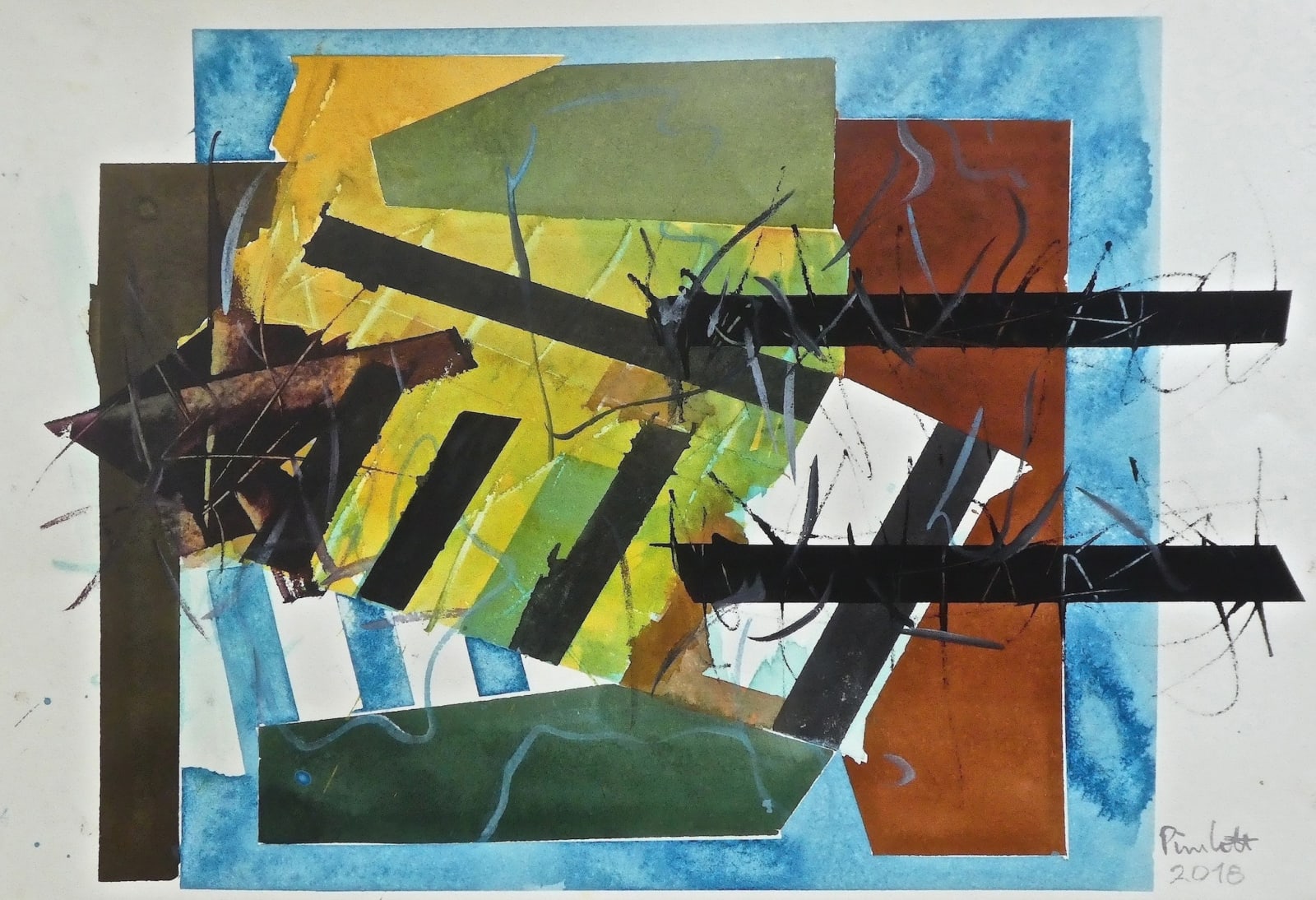 Geoffrey Pimlott Hon Ret RWS, Diagonal's Green