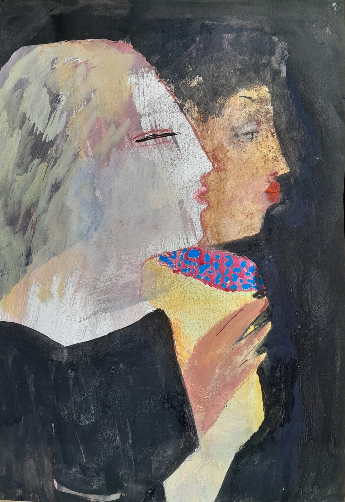 Richard Sorrell PPRWS Hon. RE, A Young Woman and her Mother