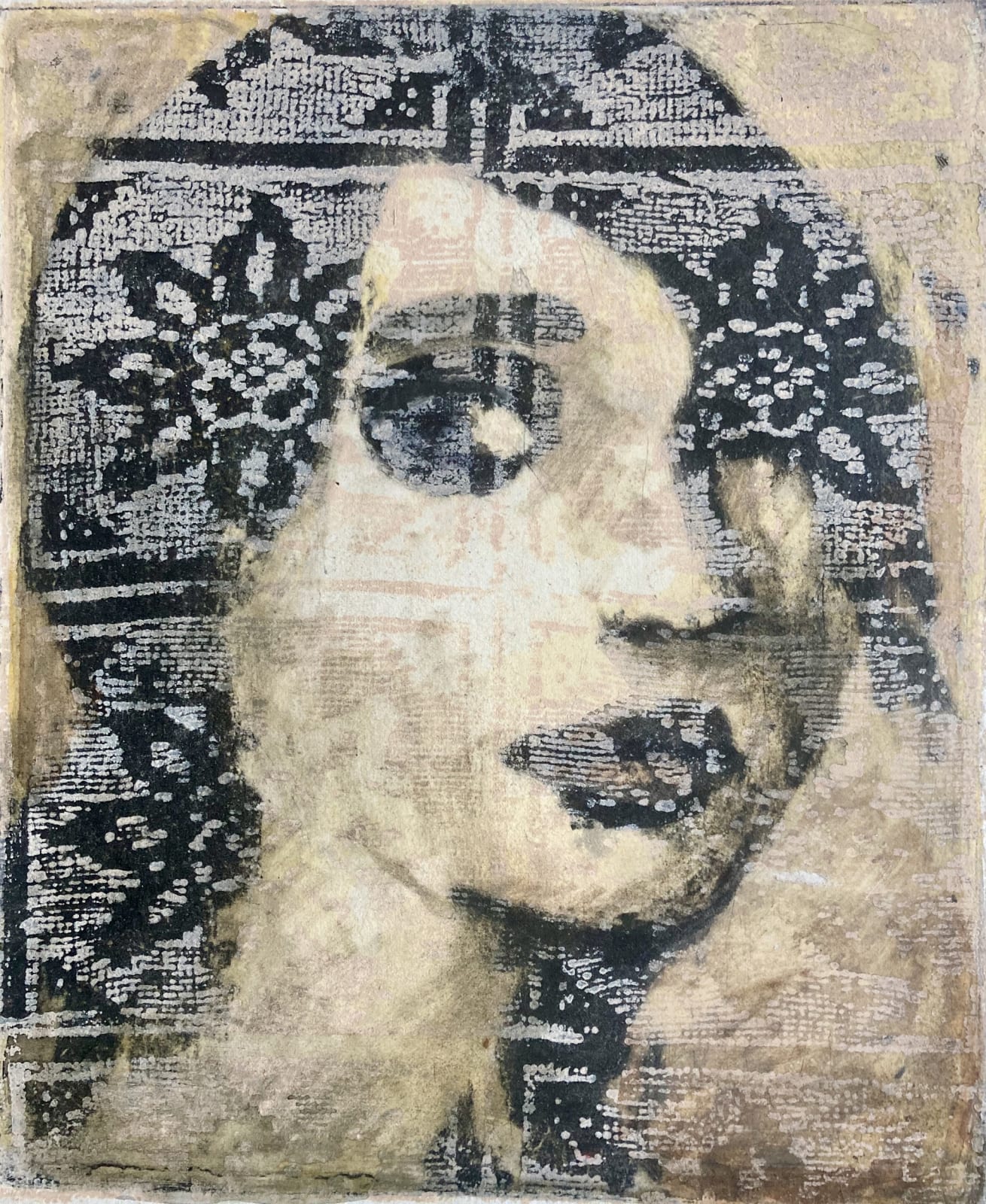 Corinna Button RE, Window (Sepia)