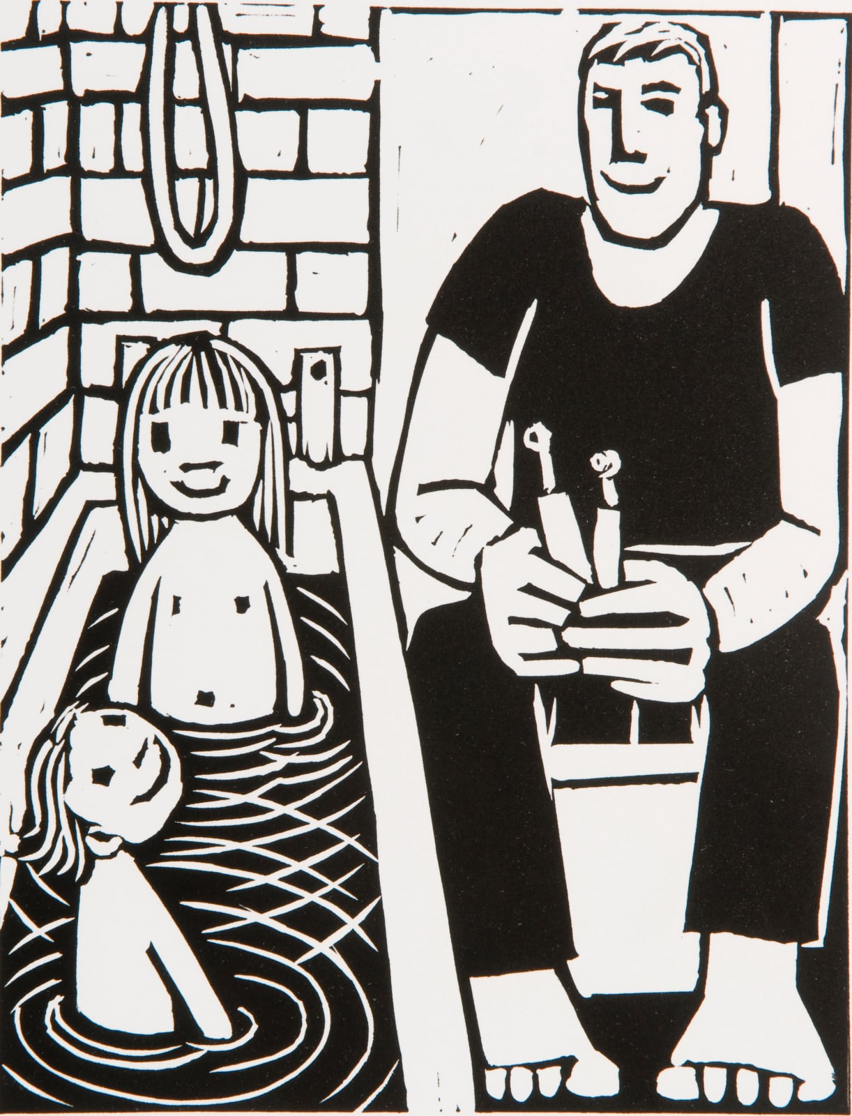 Anita Klein PPRE Hon. RWS, Henry Does Bathtime