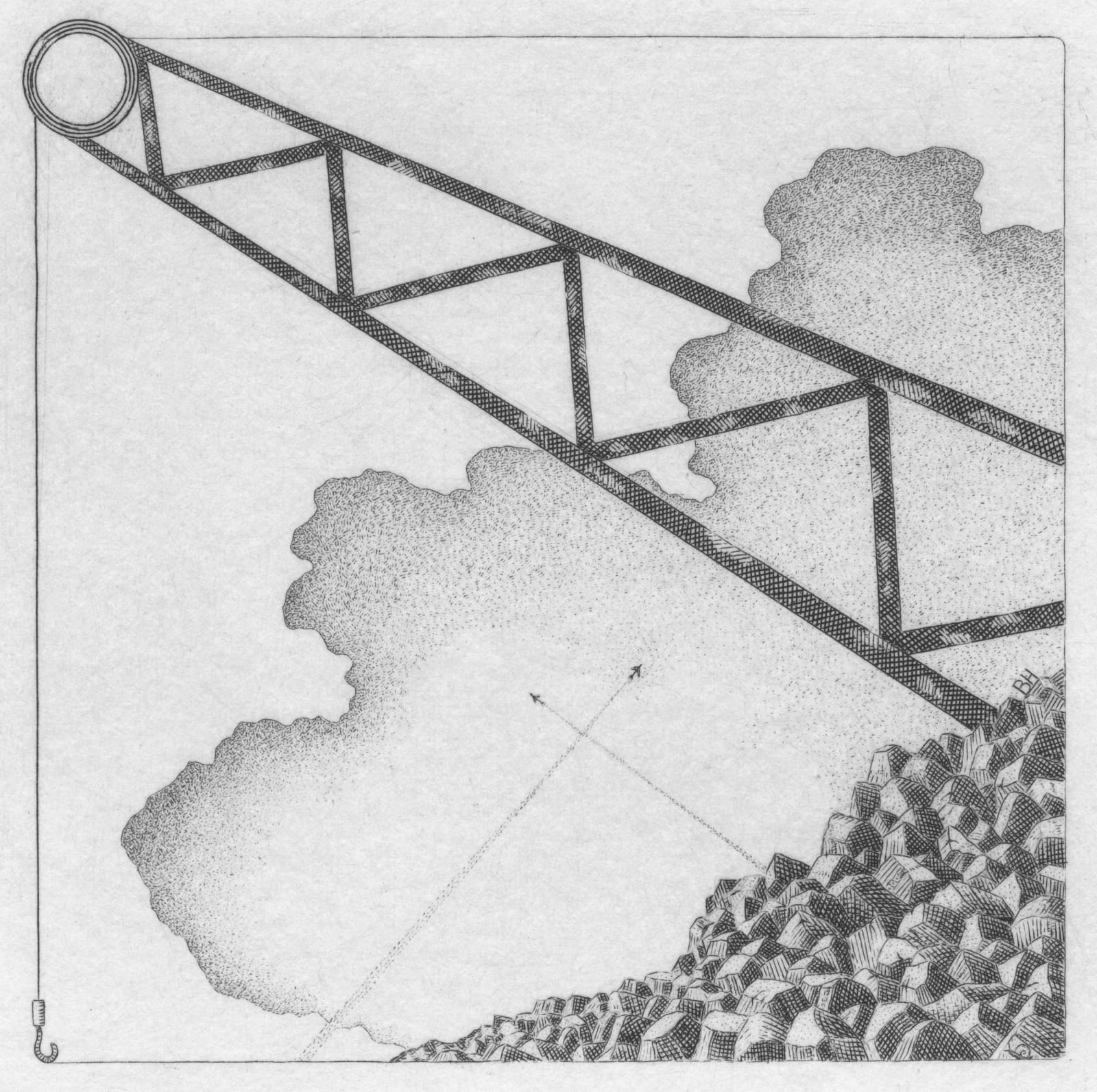 Brian Hanscomb RE, Crossjets and Crane