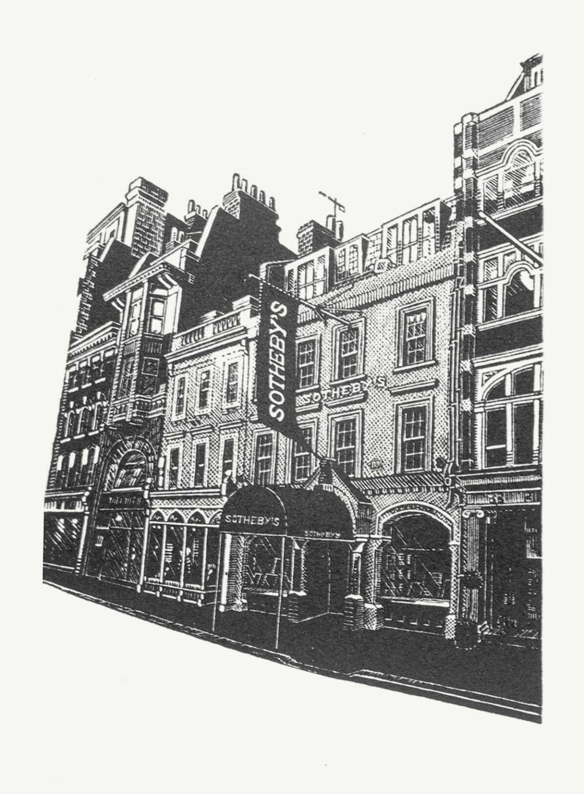 Anne Desmet RA RE, Sotheby's, New Bond Street