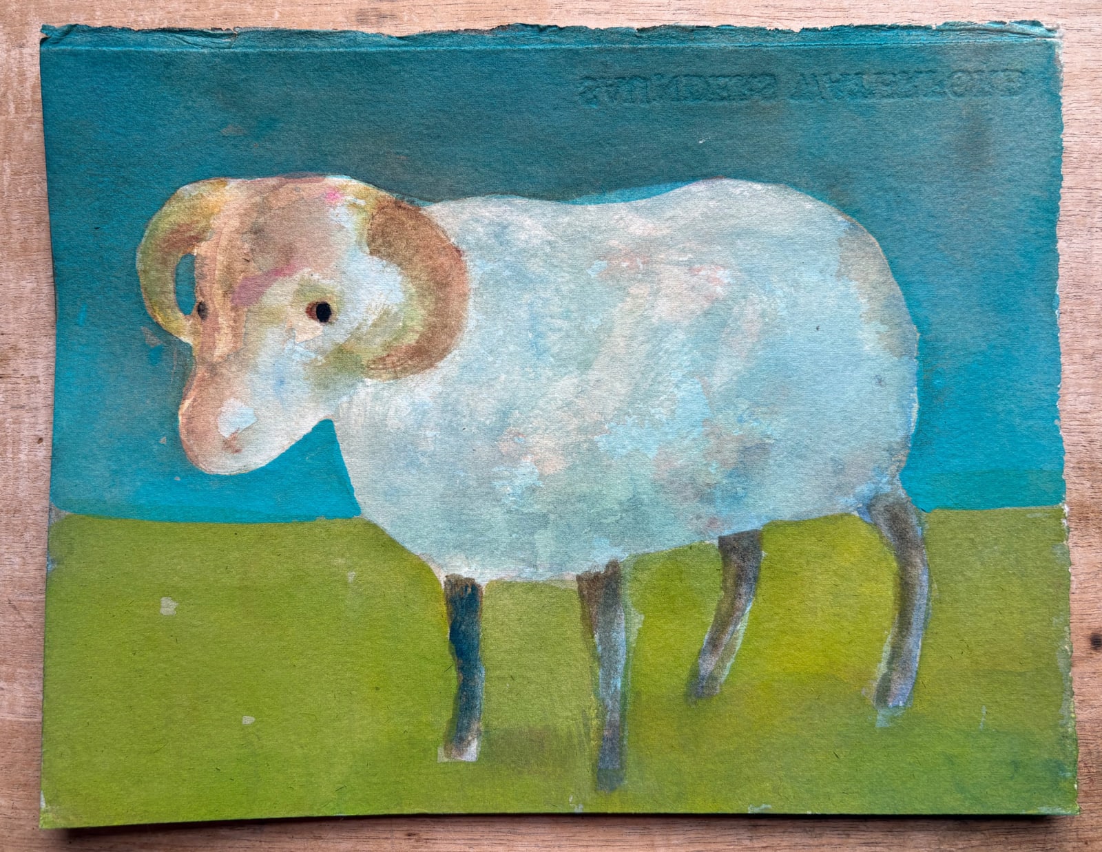 Charles Williams PRWS, Uneasy Ewe