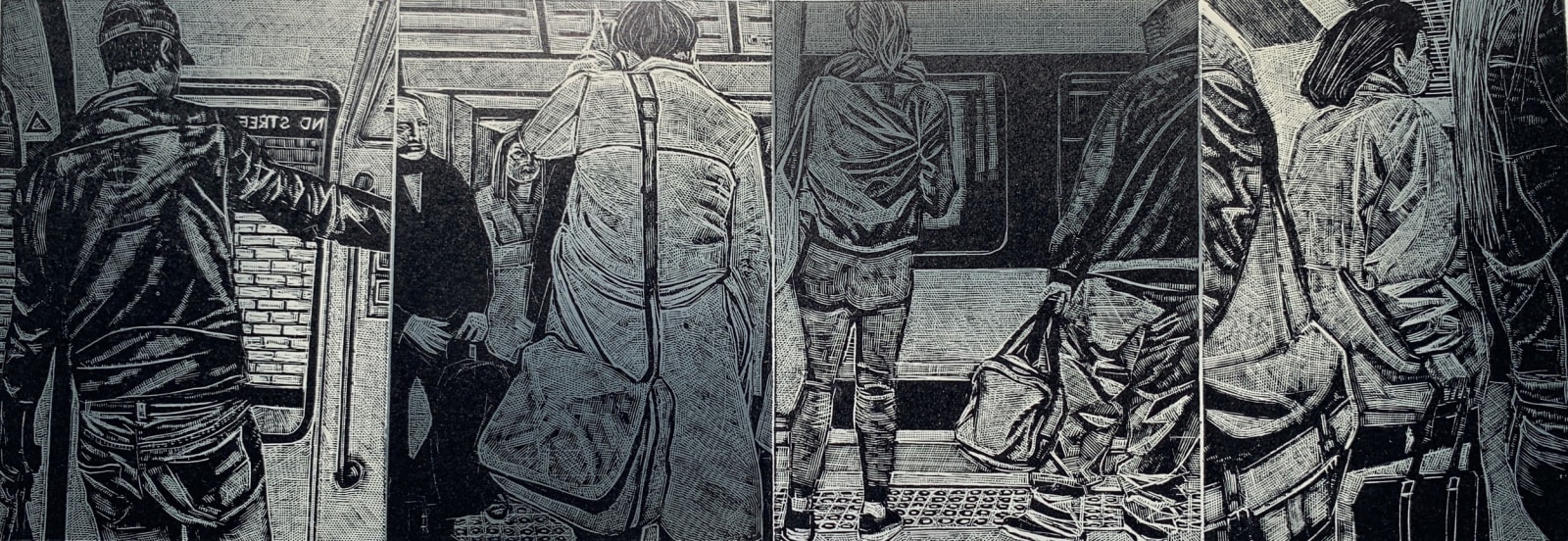 Louise Hayward RE, On the Underground