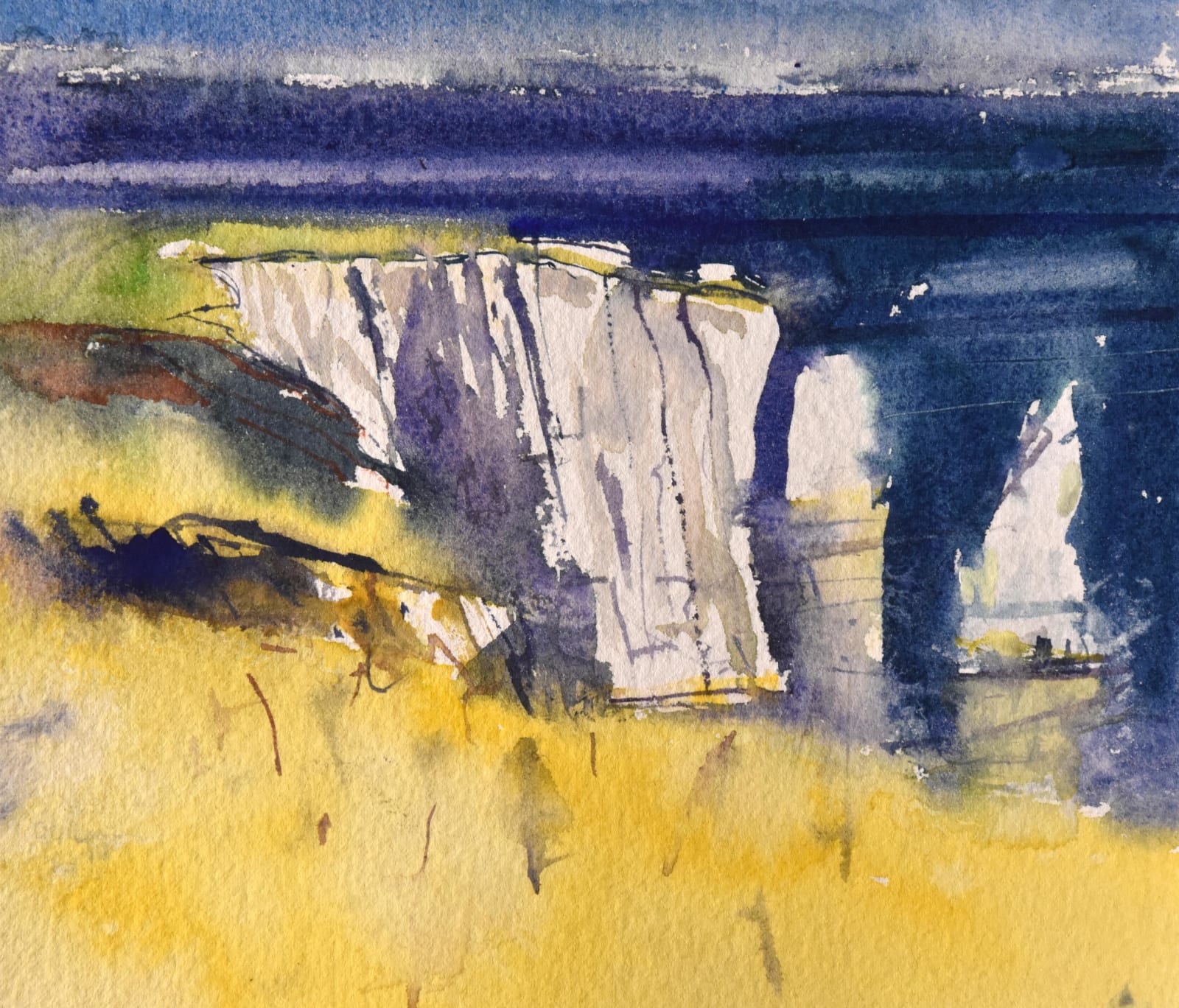 Richard Pikesley RWS, Old Nick's Ground, Pinnacles