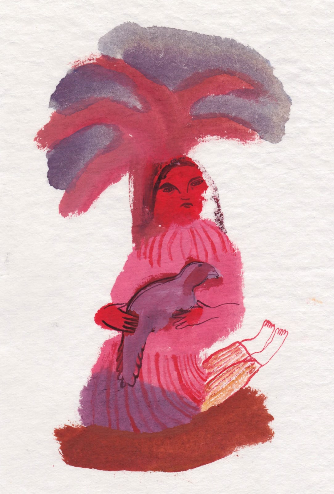 Jessica Jane Charleston Guest RWS, Red Hot Waiting