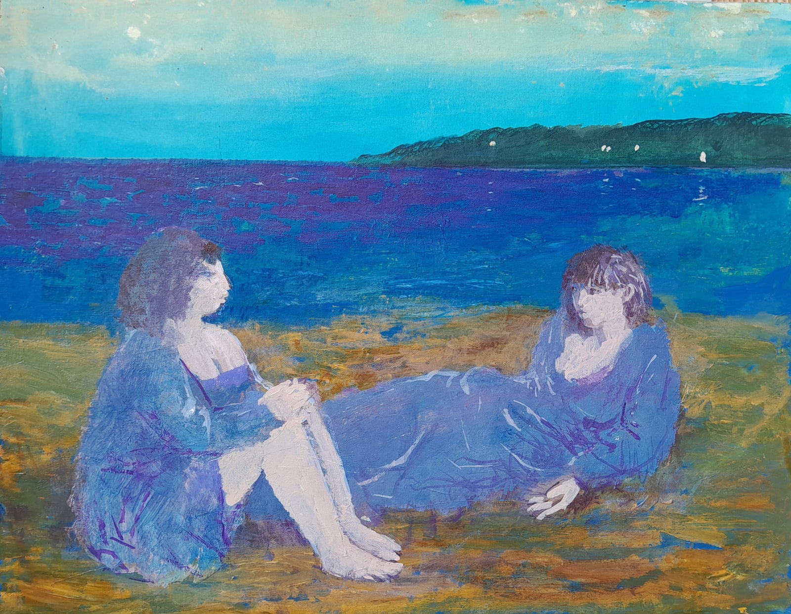 Richard Sorrell PPRWS Hon. RE, Evening by the Shore