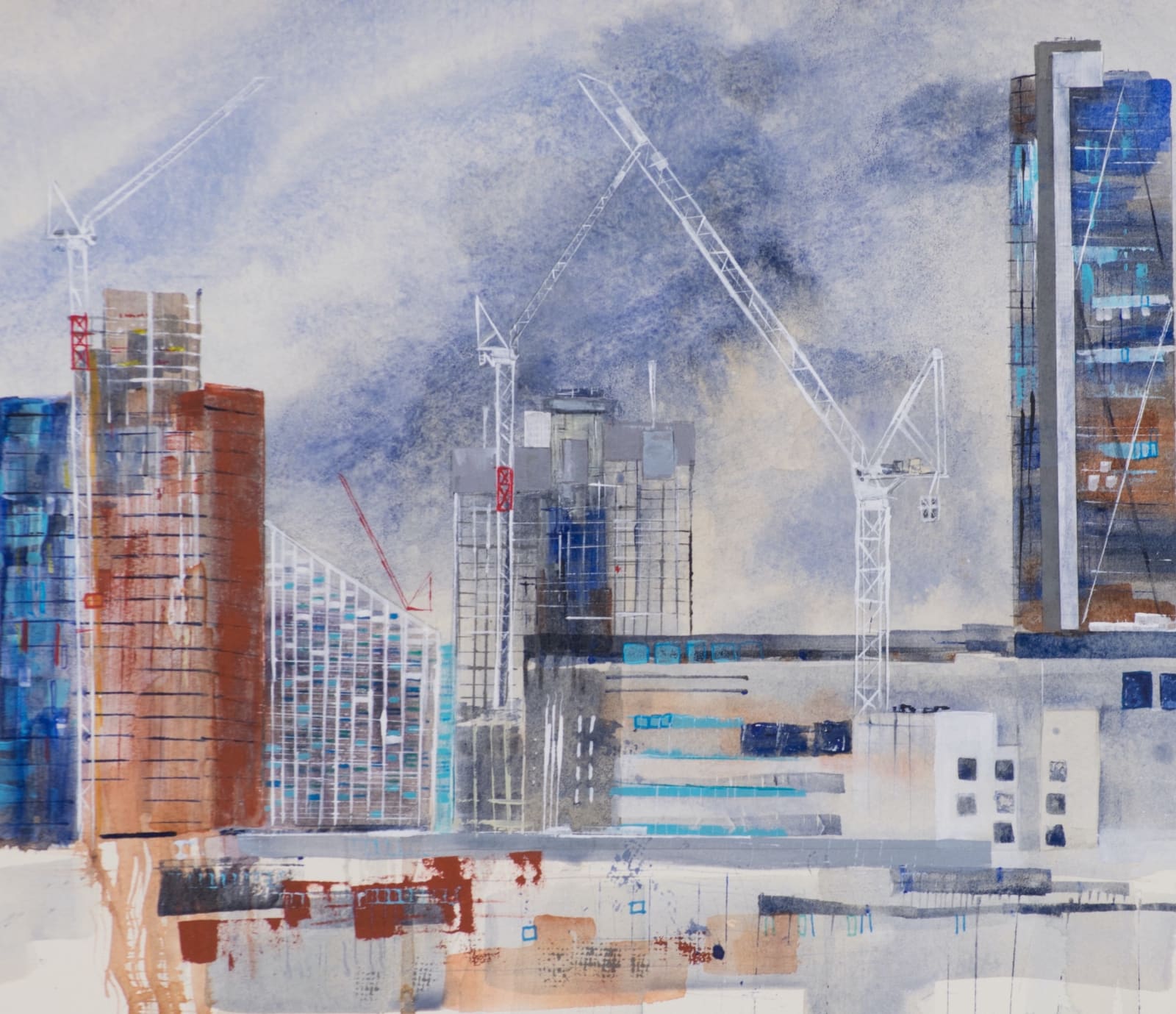 Linda Saul RWS, Evolving City IV