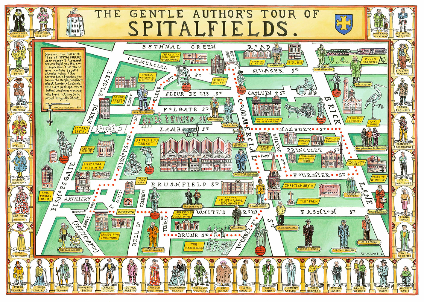 Adam Dant ARE, Tour of Spitalfields Life