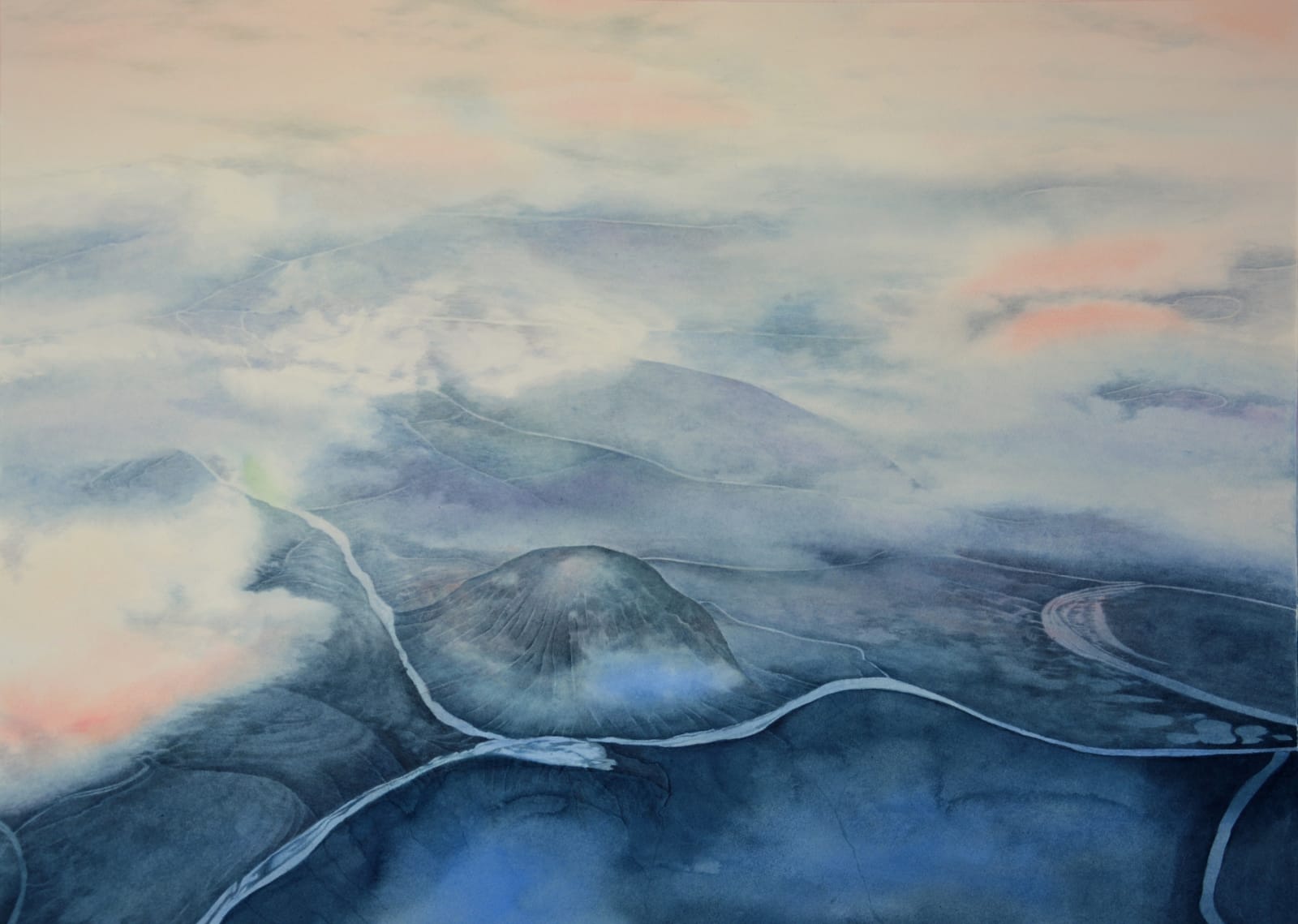 Liz Butler RWS, Somewhere over Siberia