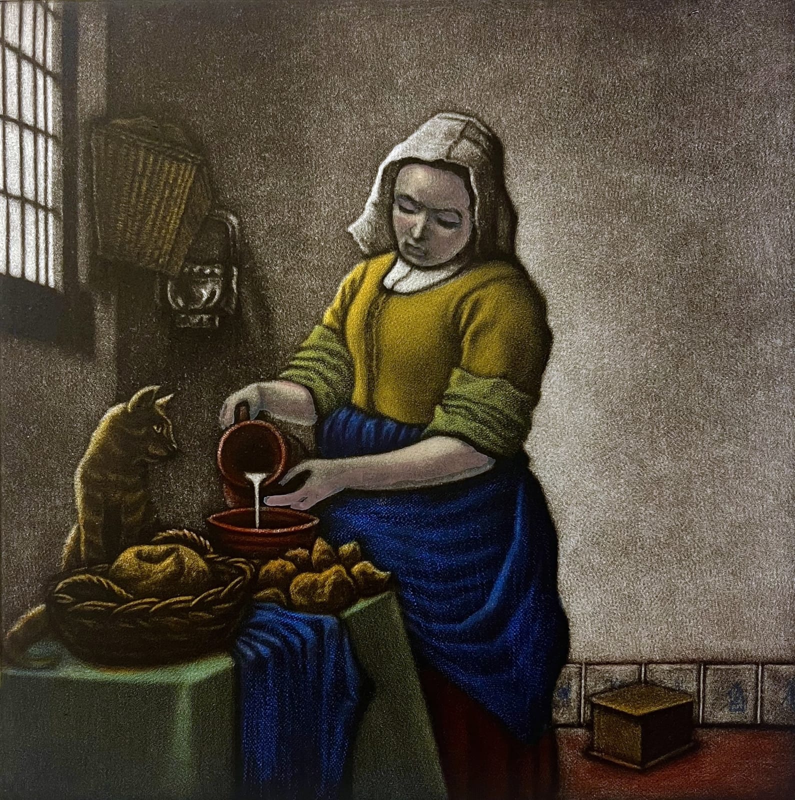 Mychael Barratt PPRE Hon. RWS, Vermeer's Cat