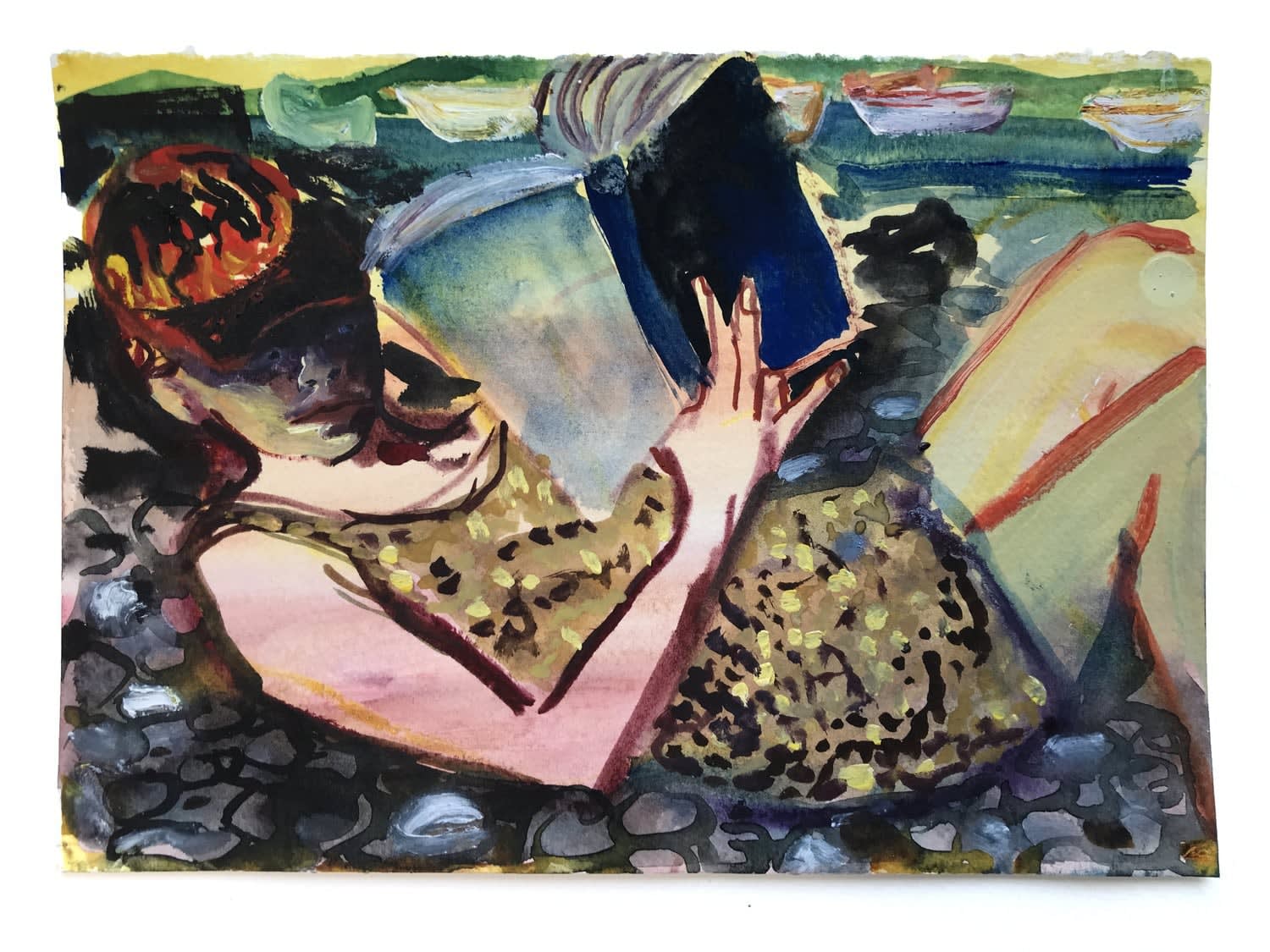 Alice Macdonald Guest RWS, Hannah on the Beach