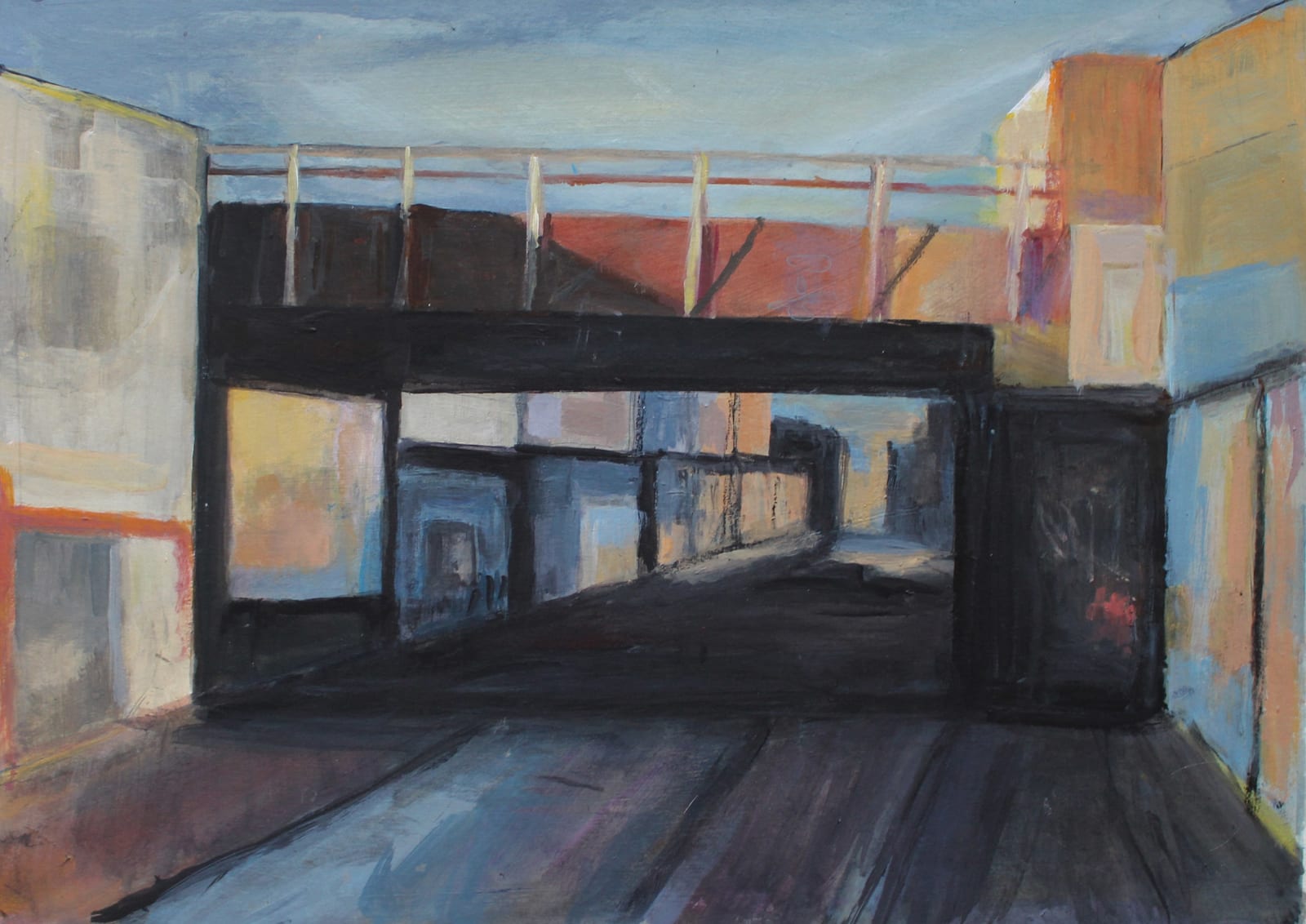 Olivia Adamczyk O'Sullivan RWS, Early morning Rye Lane SE15