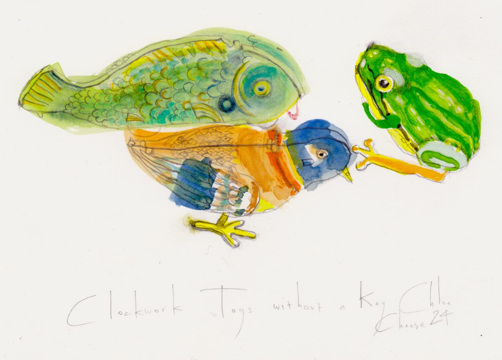 Chloe Cheese RWS, Clockwork Toys Without a Key