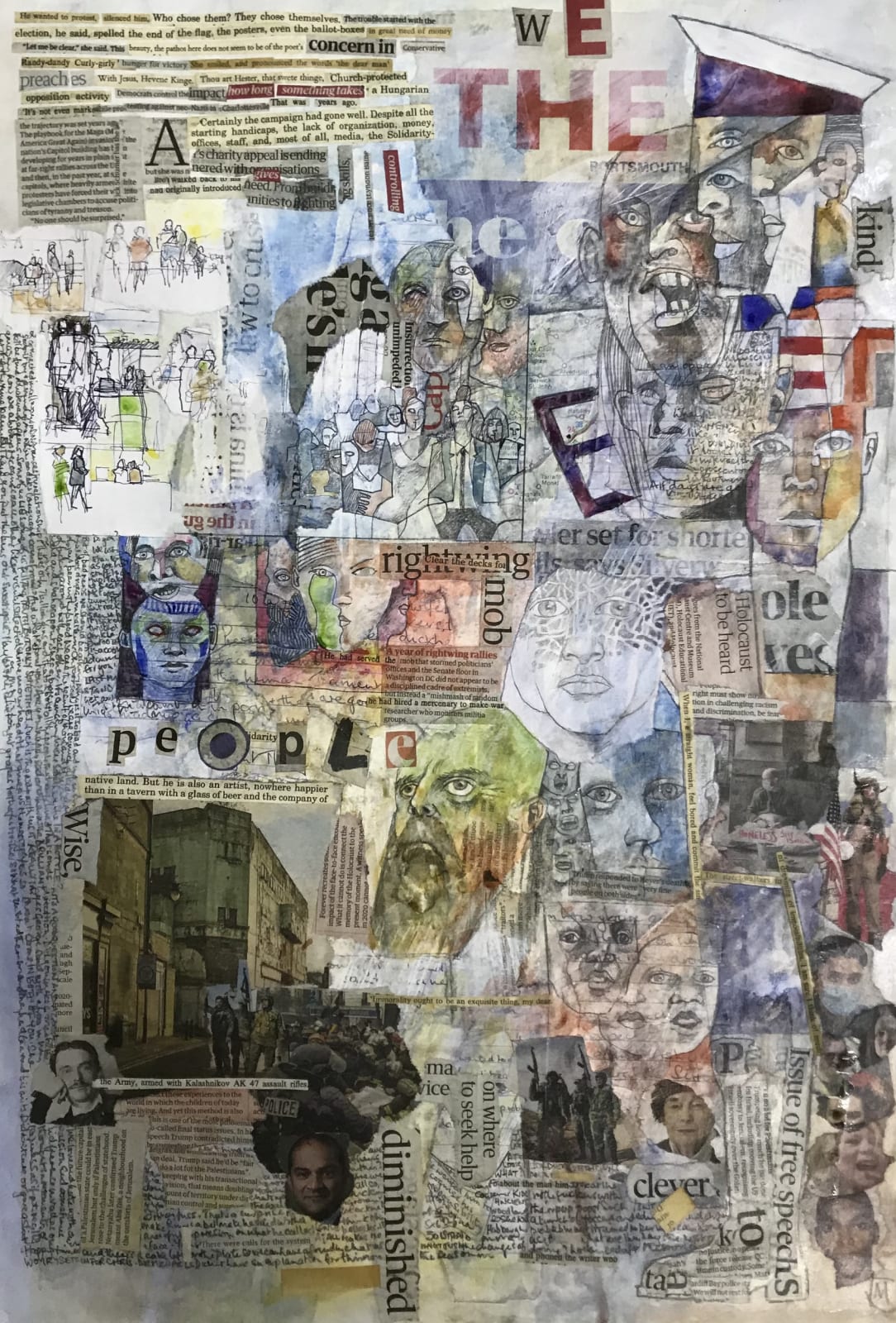 Colin Merrin RWS, We the People