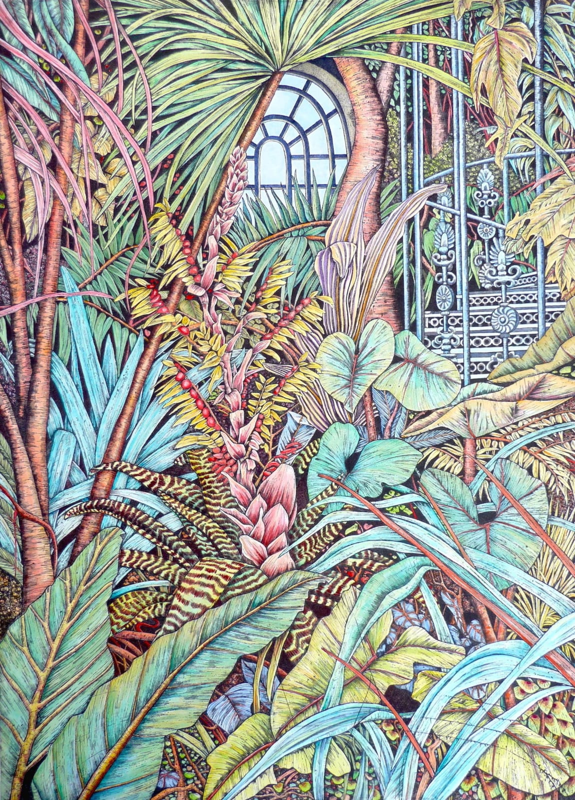 Meg Dutton RE, Glasshouse