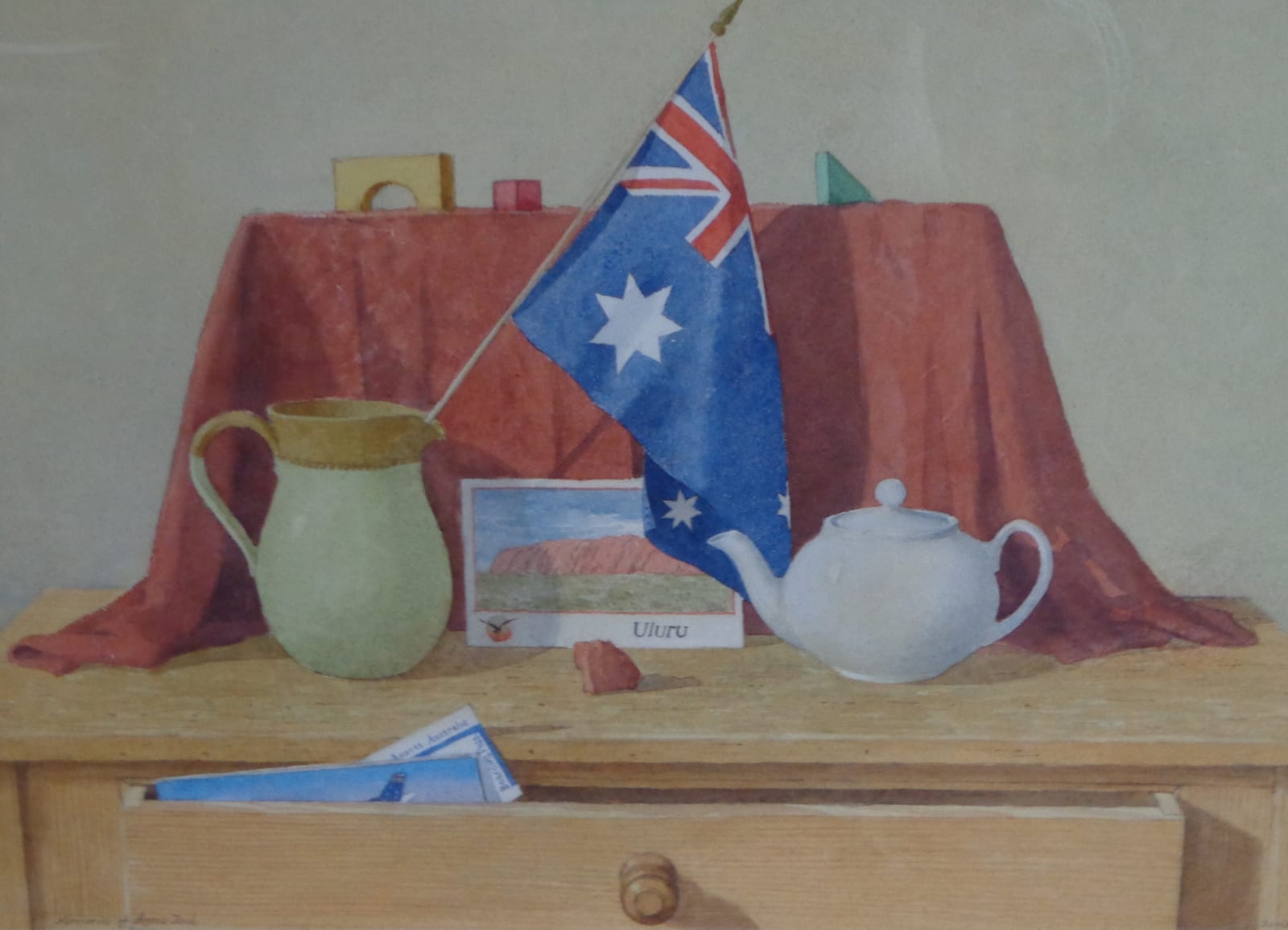 David Payne RWS, Memories of Ayers Rock