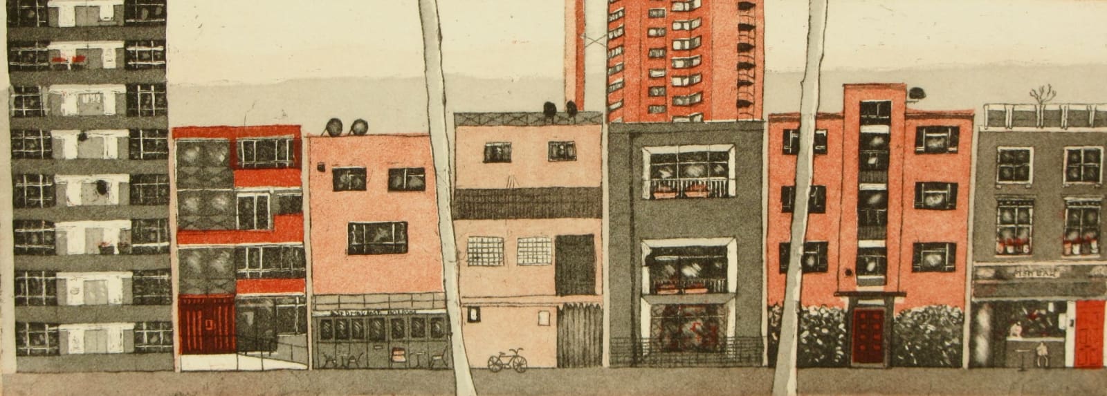 Karen Keogh RE, Worlds end, Chelsea. London lives