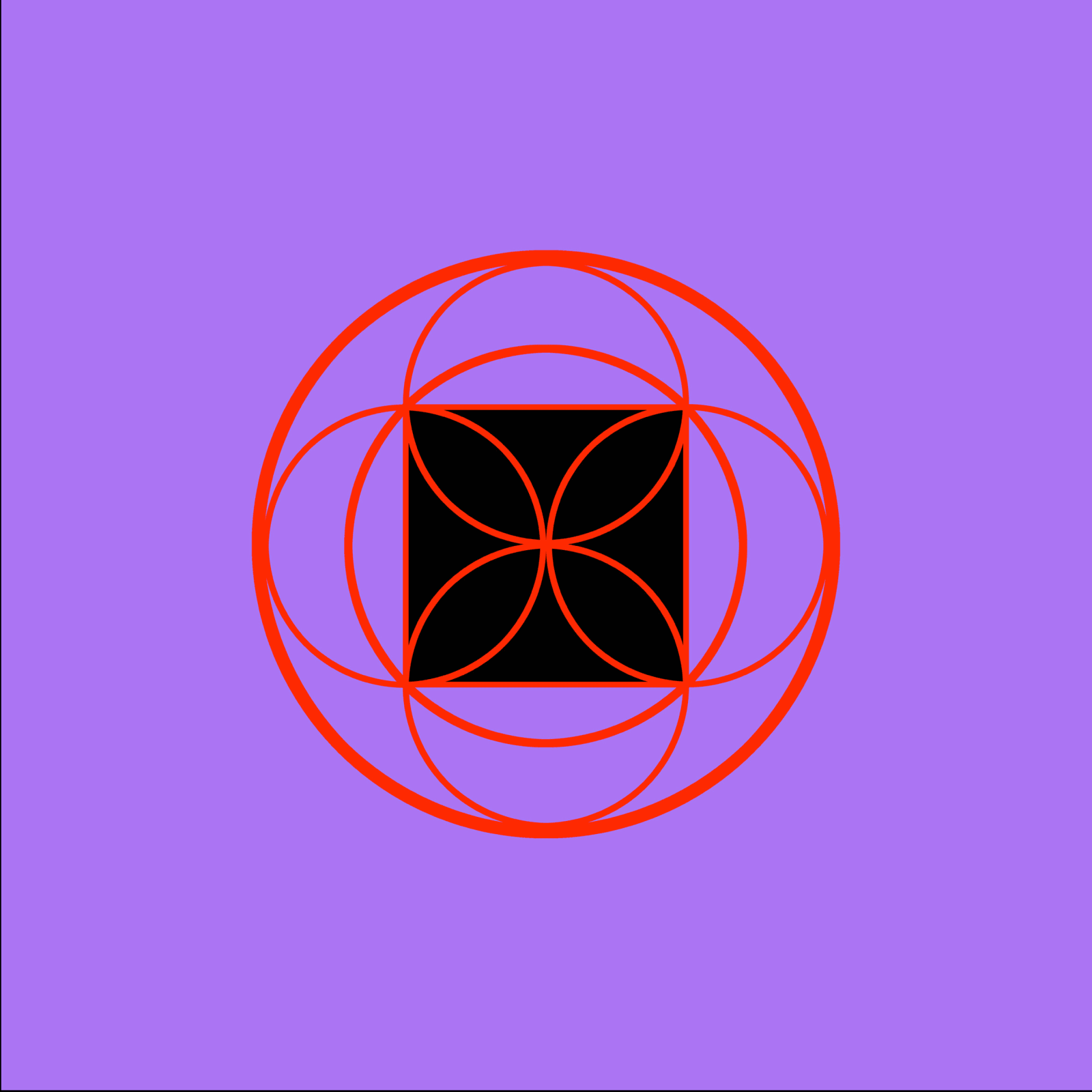 Libby Lloyd ARE, Venusian Window - Ultra Violet and Red