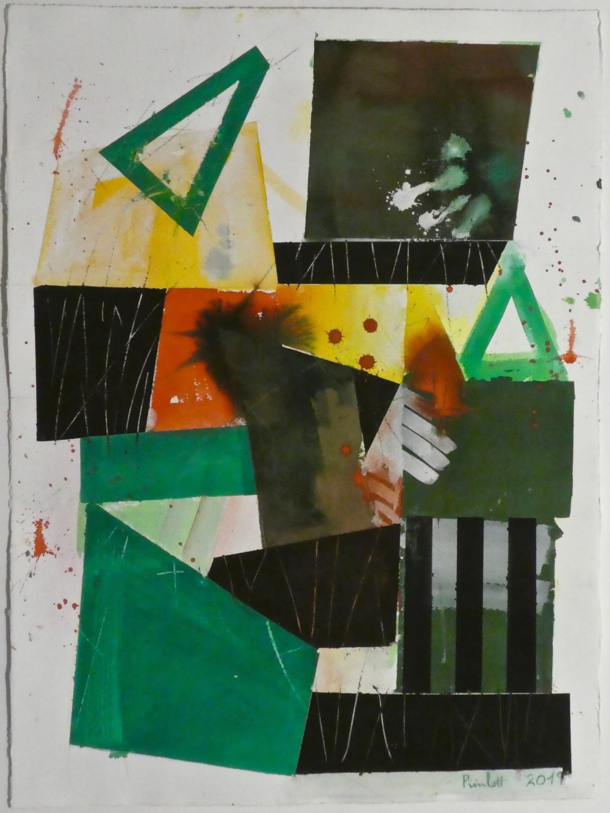 Geoffrey Pimlott Hon Ret RWS, The Green Triangle