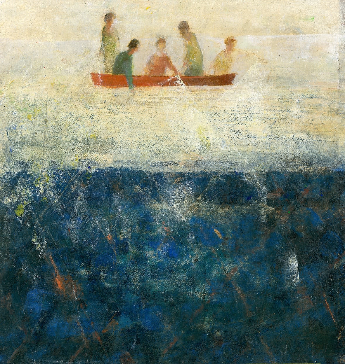 David Brayne RWS, The Sea Carries the Net