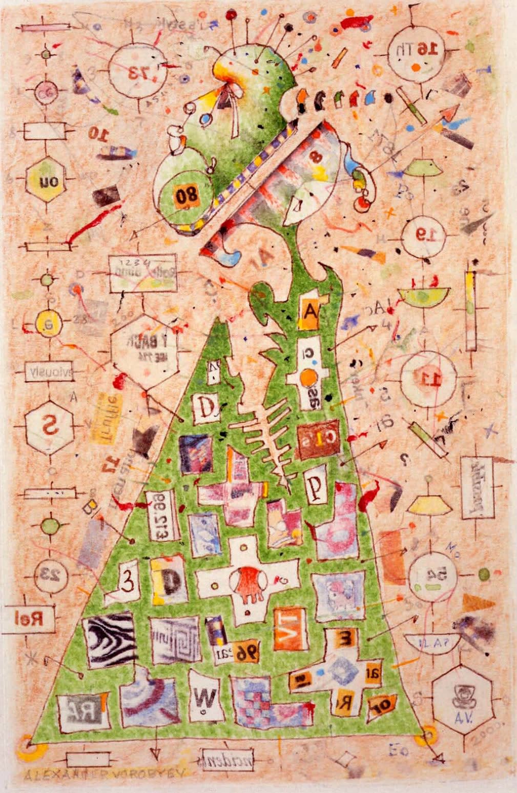 Alexander Vorobyev RWS, The Green Idol