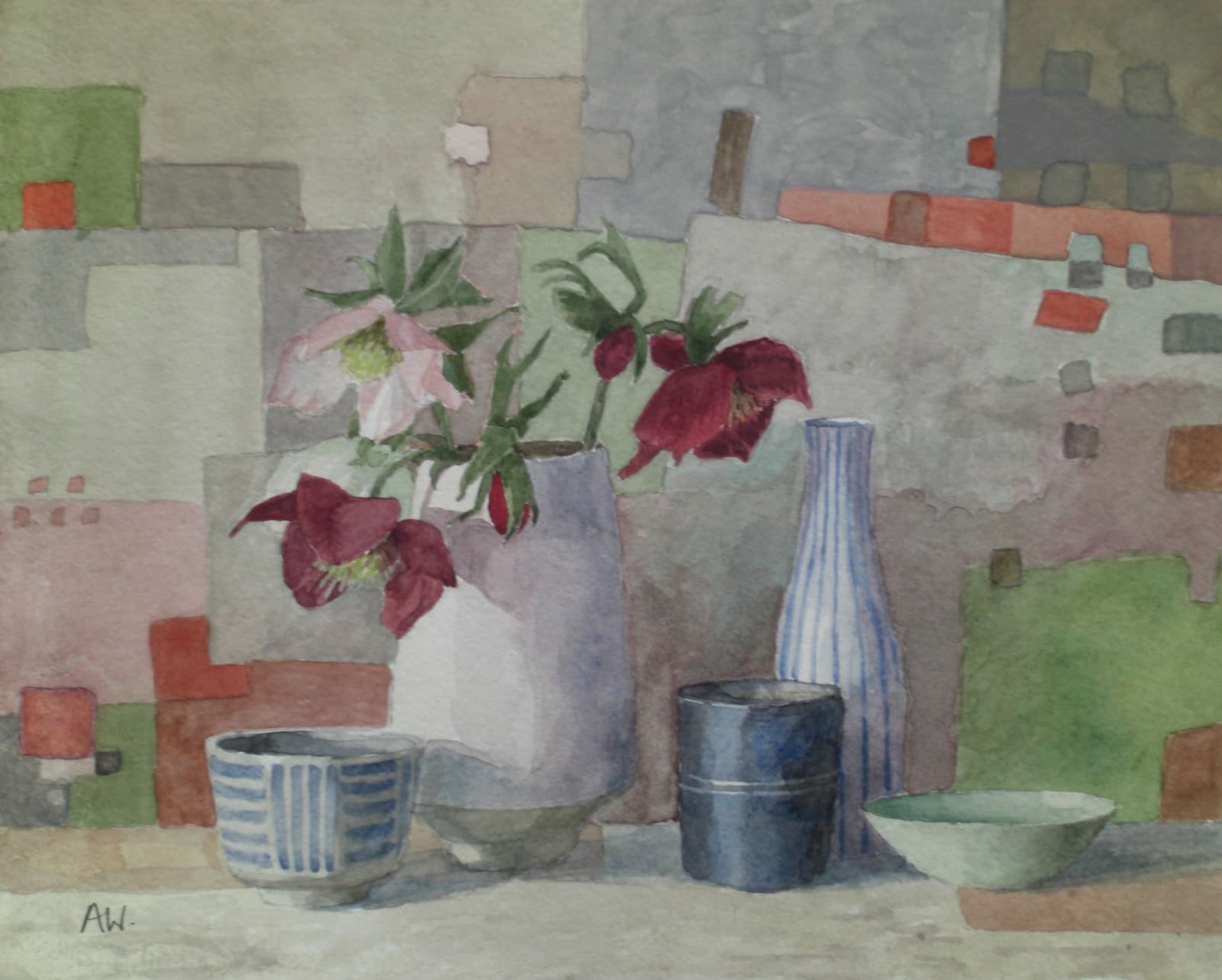 Annie Williams RWS RE, Hellebores