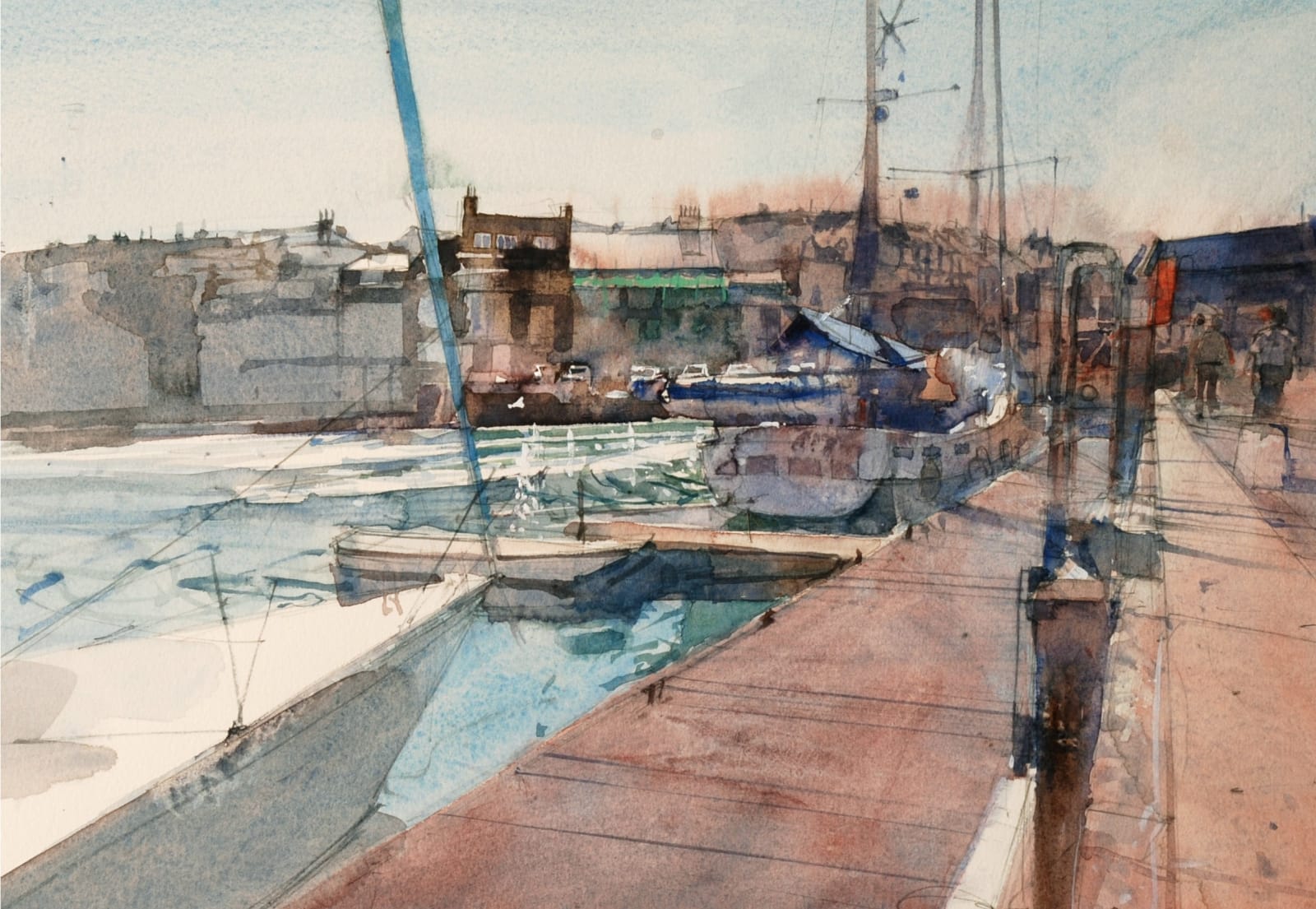 Richard Pikesley RWS, Nefertiti, Weymouth Harbour