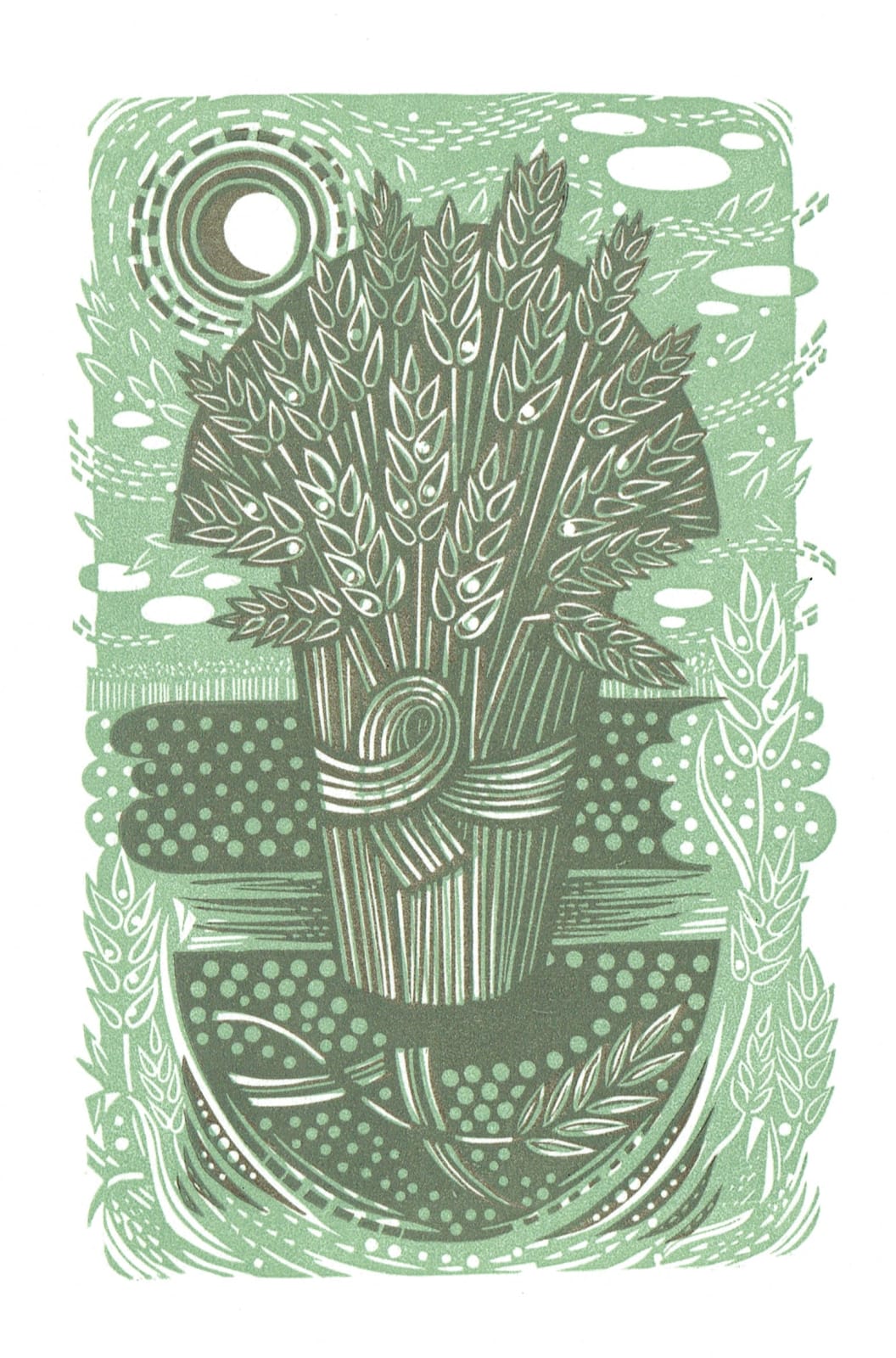 Angie Lewin RWS RE, Harvest